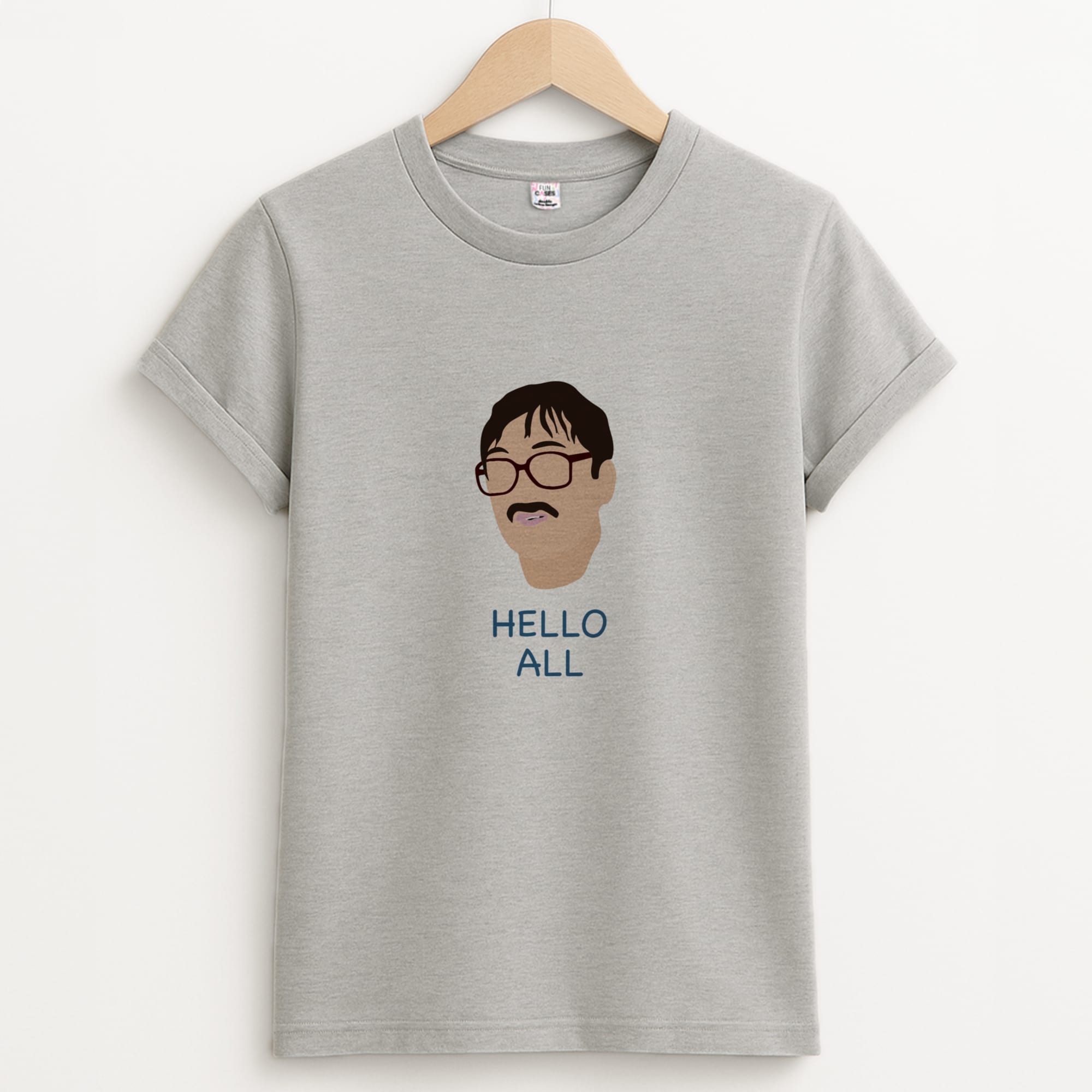 Hello All - FND Unisex Grey T-Shirt