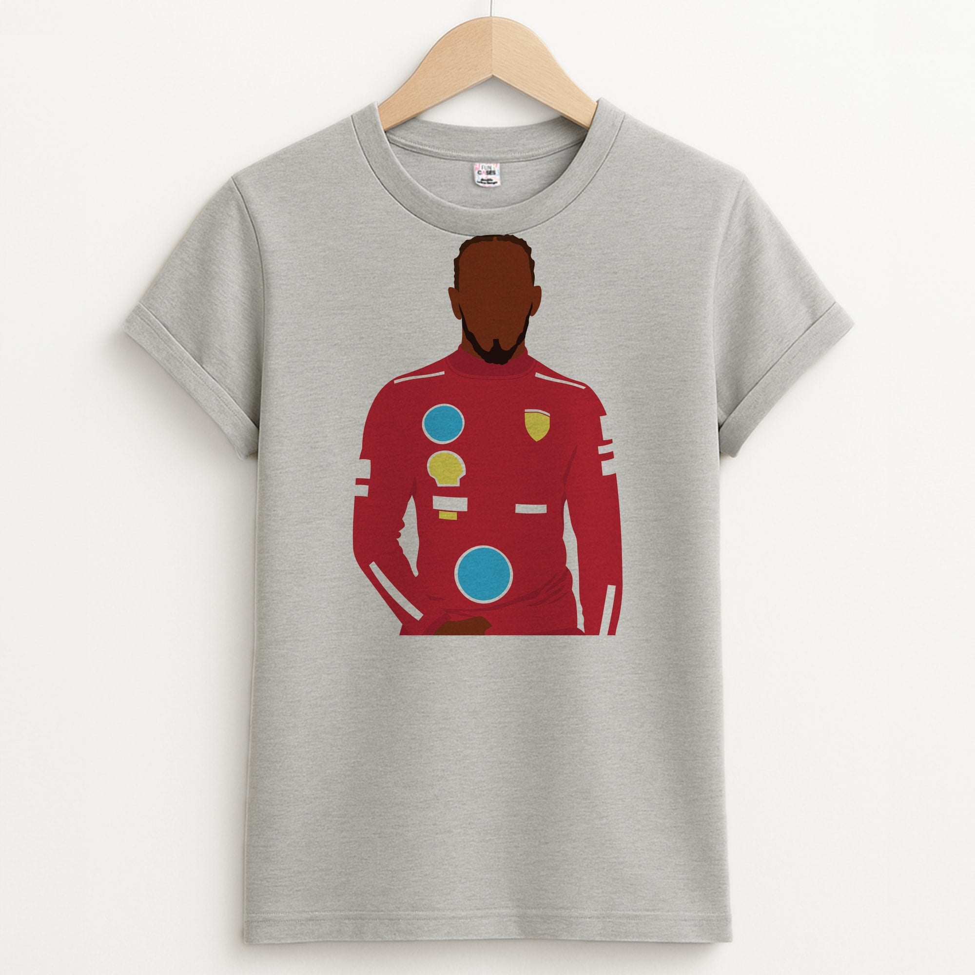Hamilton In Red T-Shirt