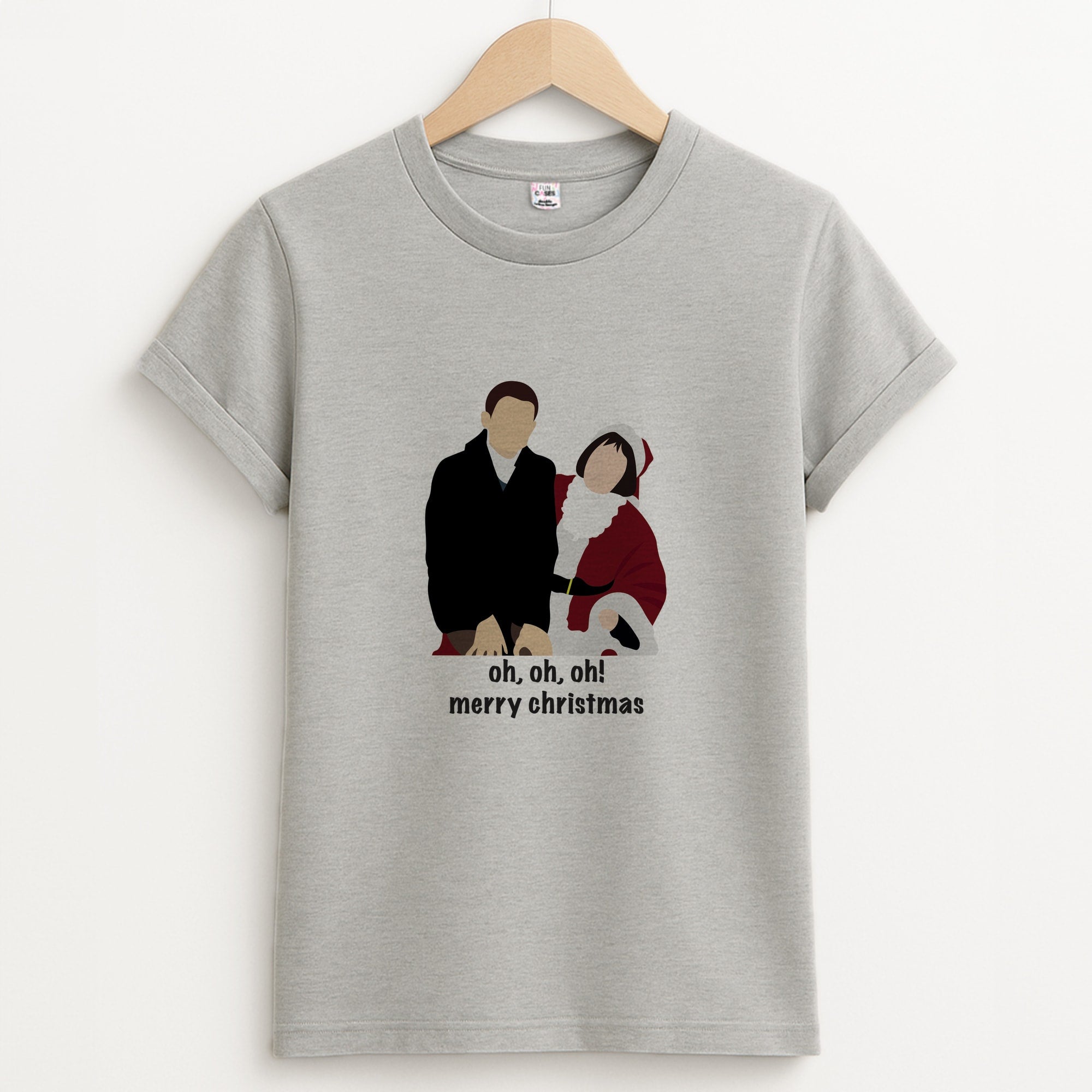 Oh Oh Oh - Gaving And Stacey Unisex Grey T-Shirt