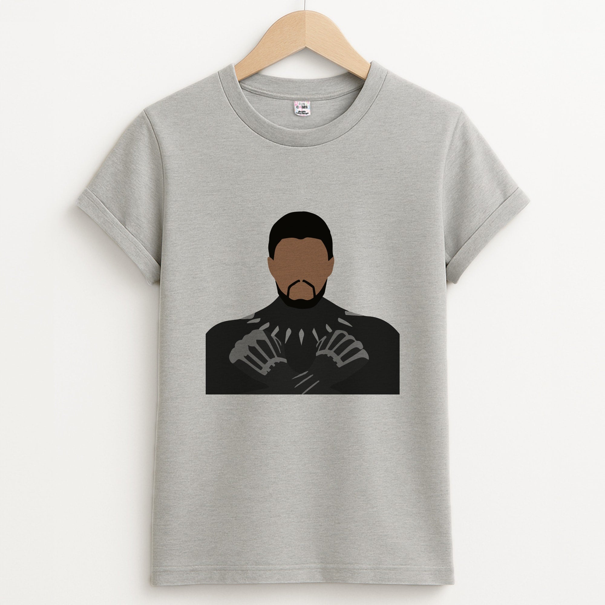 Black Panther Unisex Grey T-Shirt