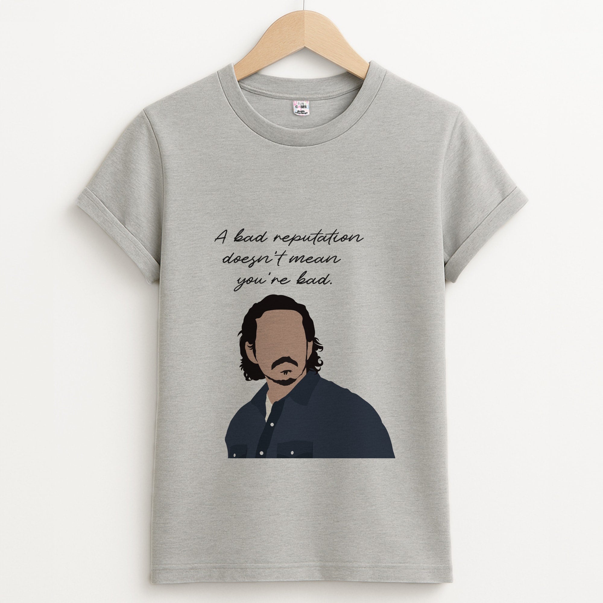 A Bad Reputation Unisex Grey T-Shirt