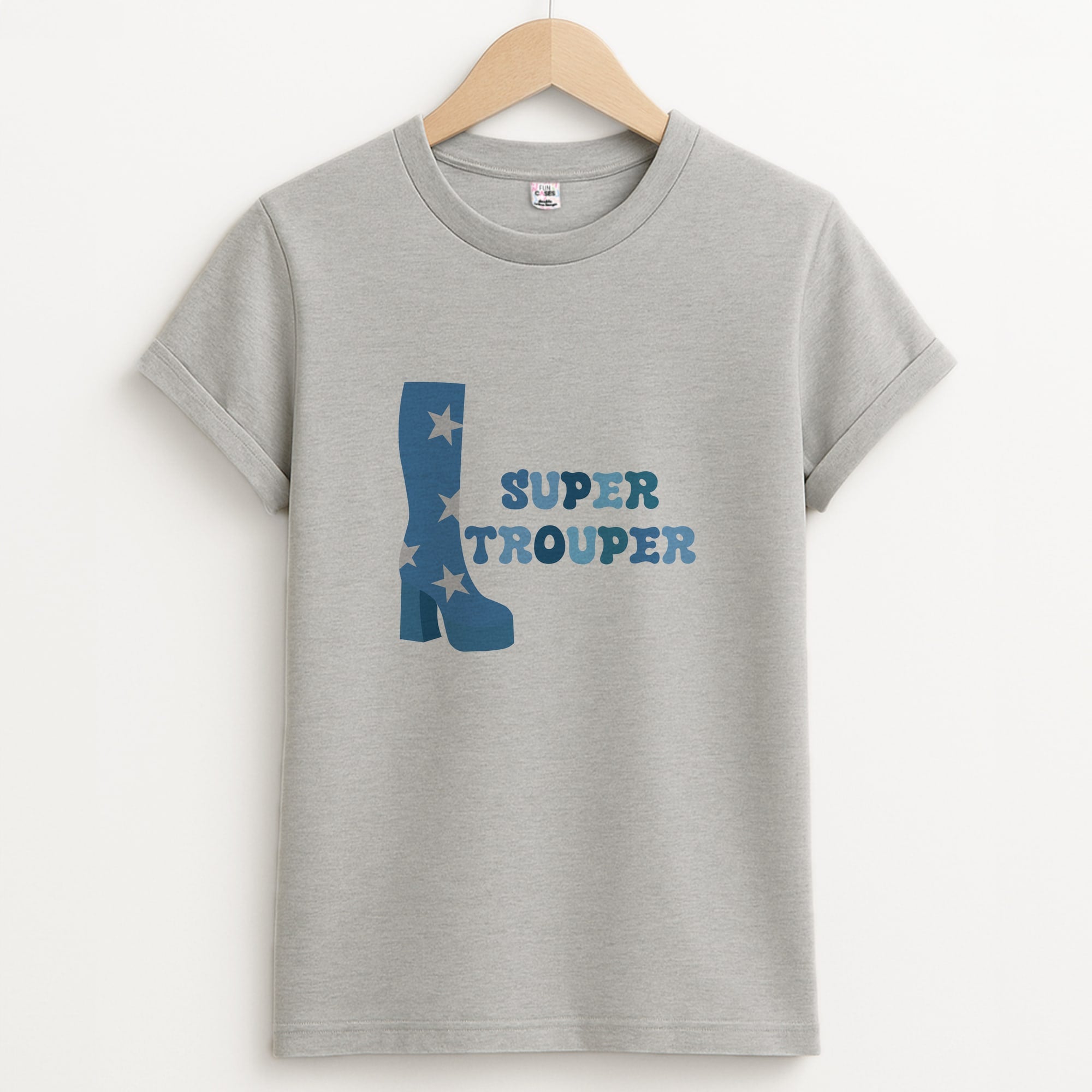 Super Trouper Unisex Grey T-Shirt