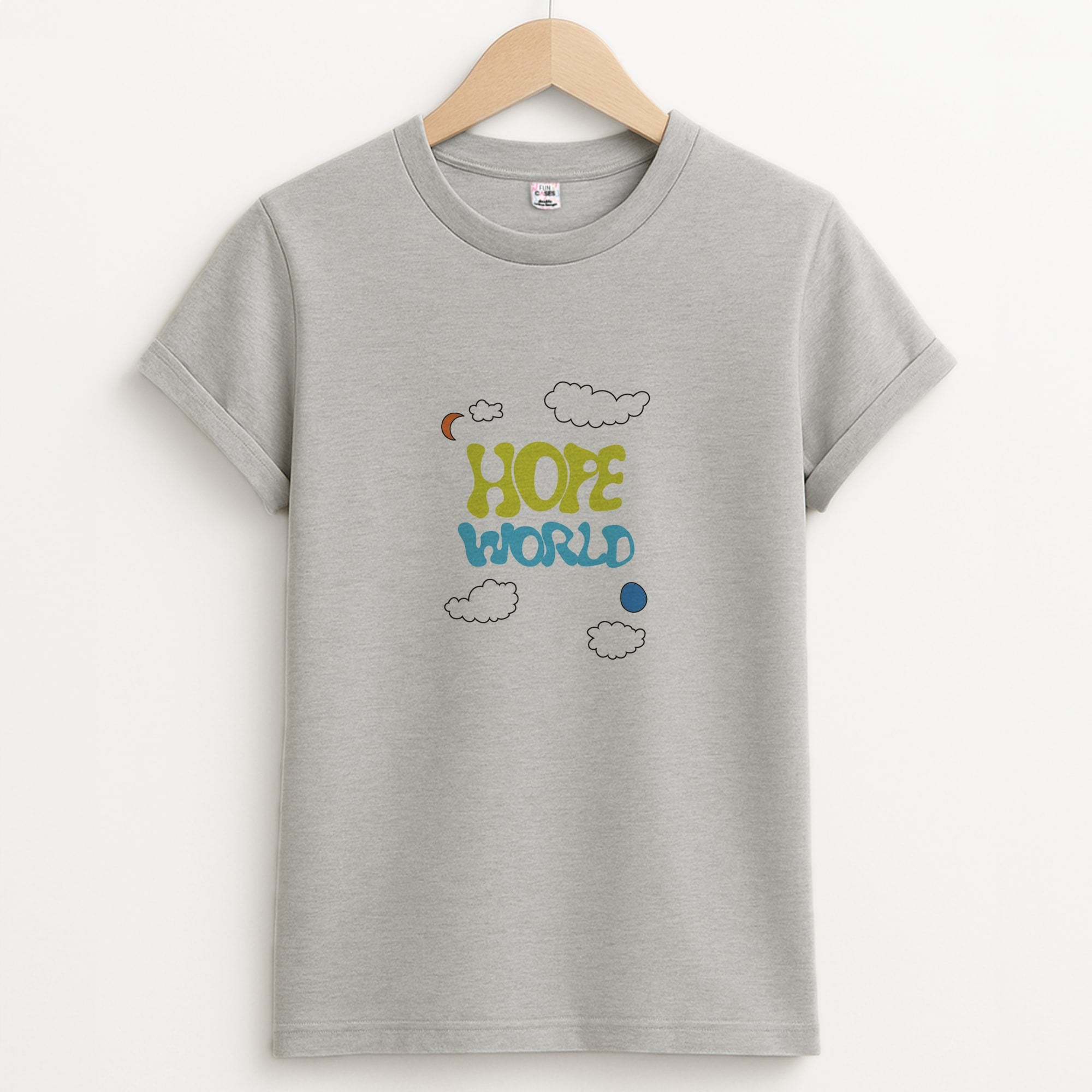 Hope World - BTS Unisex Grey T-Shirt