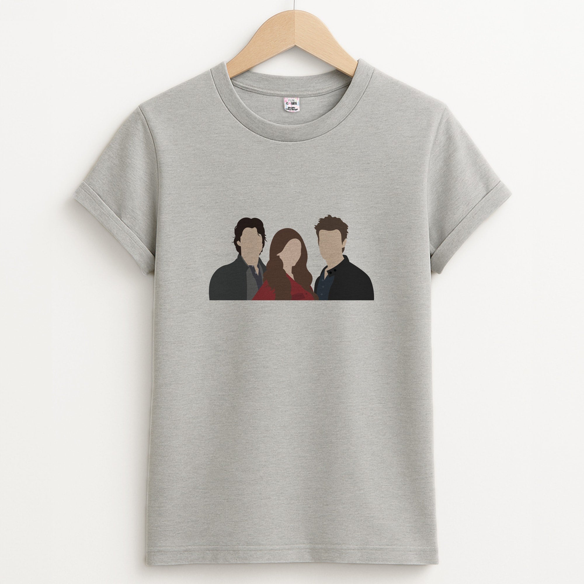 Elena, Damon And Stefan - VD T-Shirt