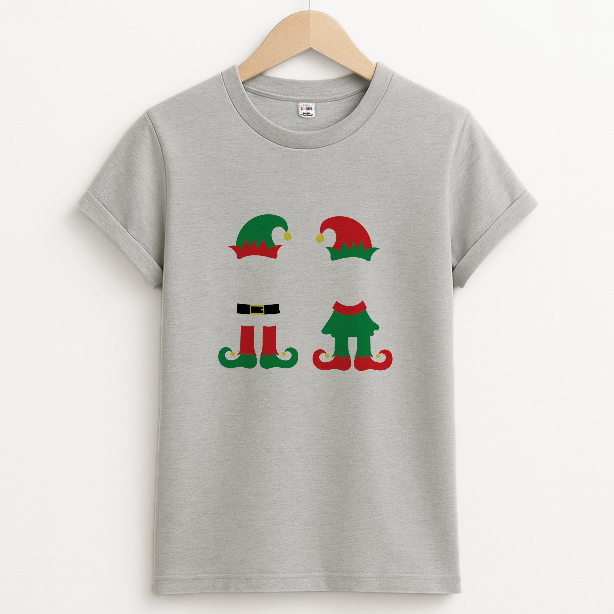 Elf Body - Christmas Unisex Grey T-Shirt