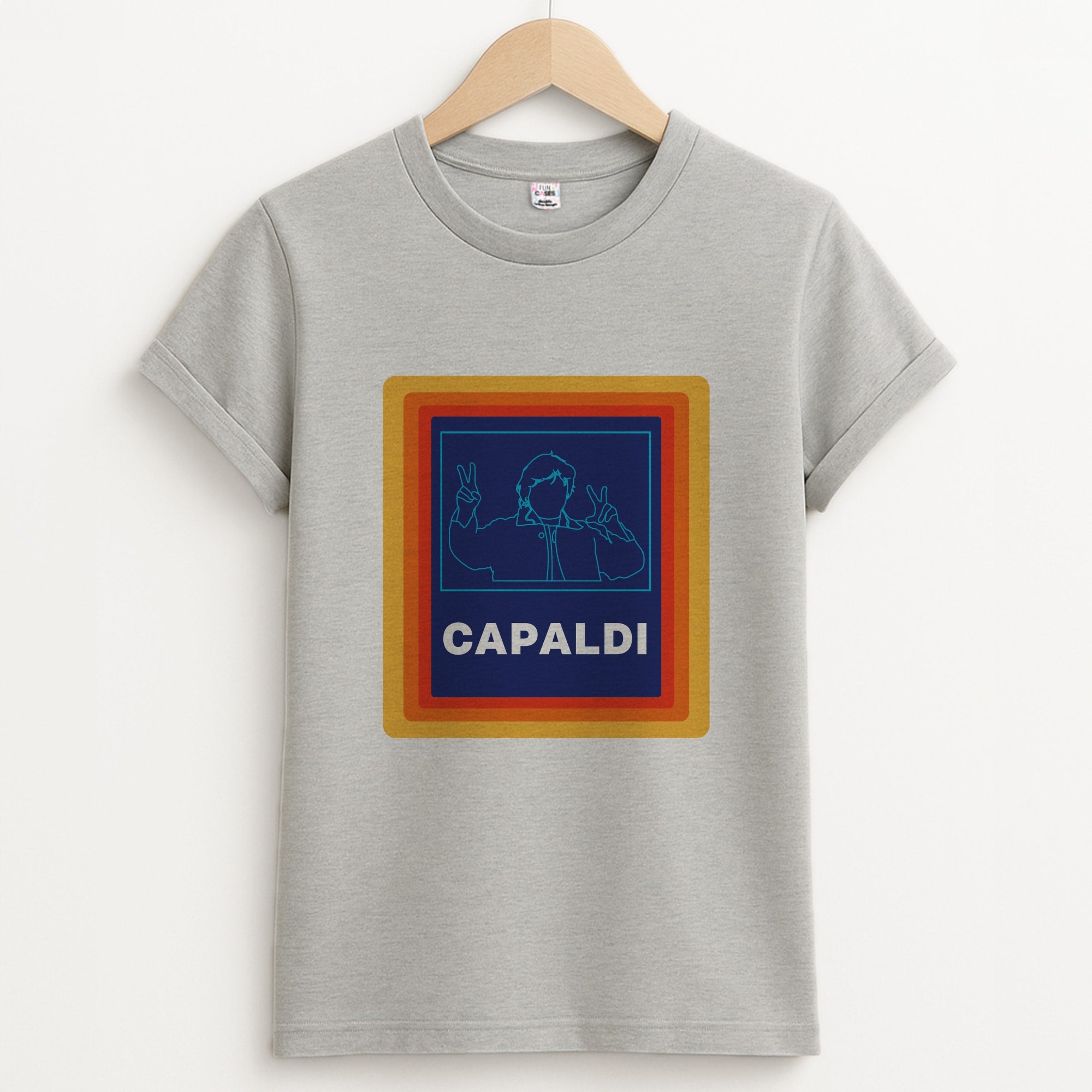 Capaldi - Lewis Capaldi Grey Unisex T-Shirt