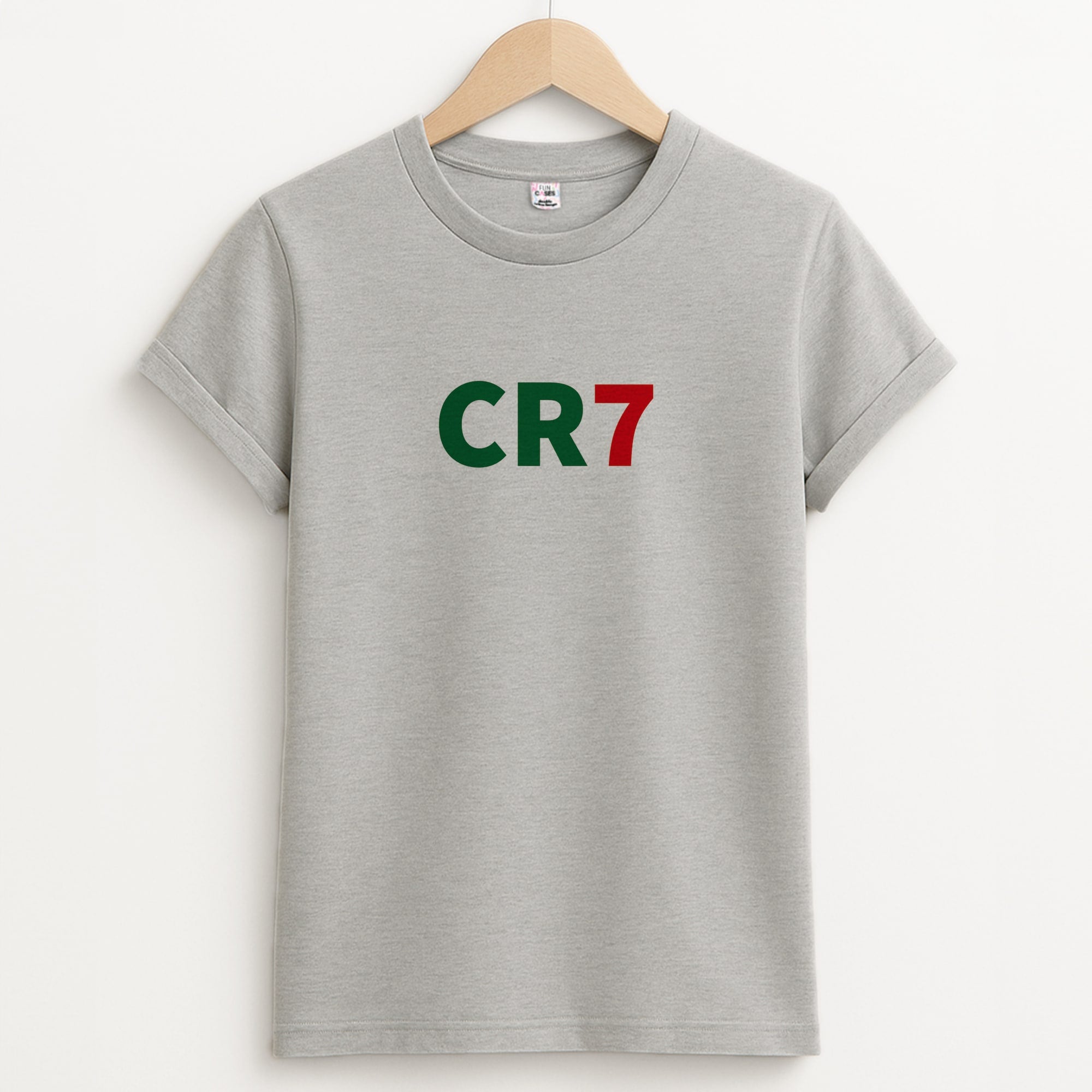 CR7 Logo - Ronaldo Unisex Grey T-Shirt