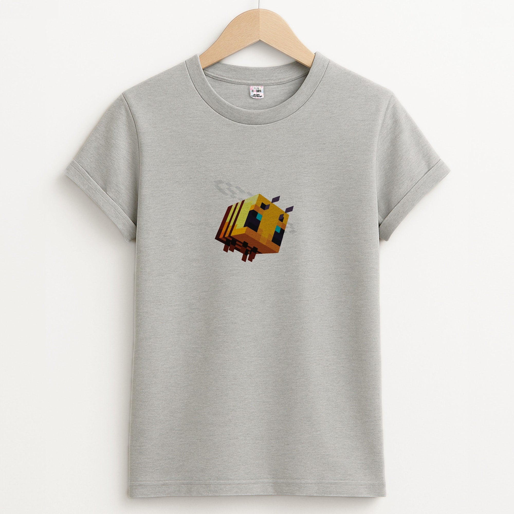 Mining Bee Unisex Grey T-Shirt