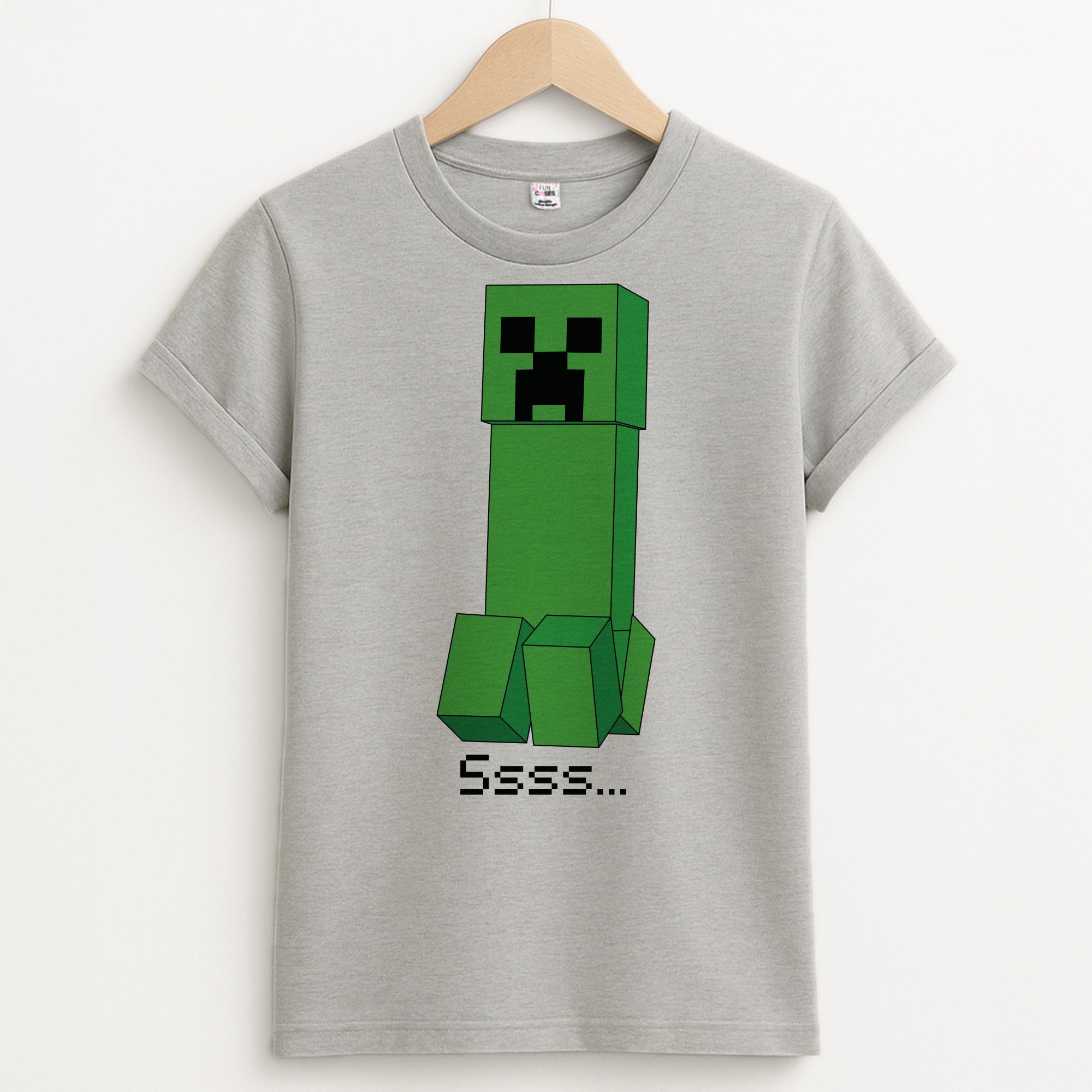 Creeper Standing Unisex Grey T-Shirt