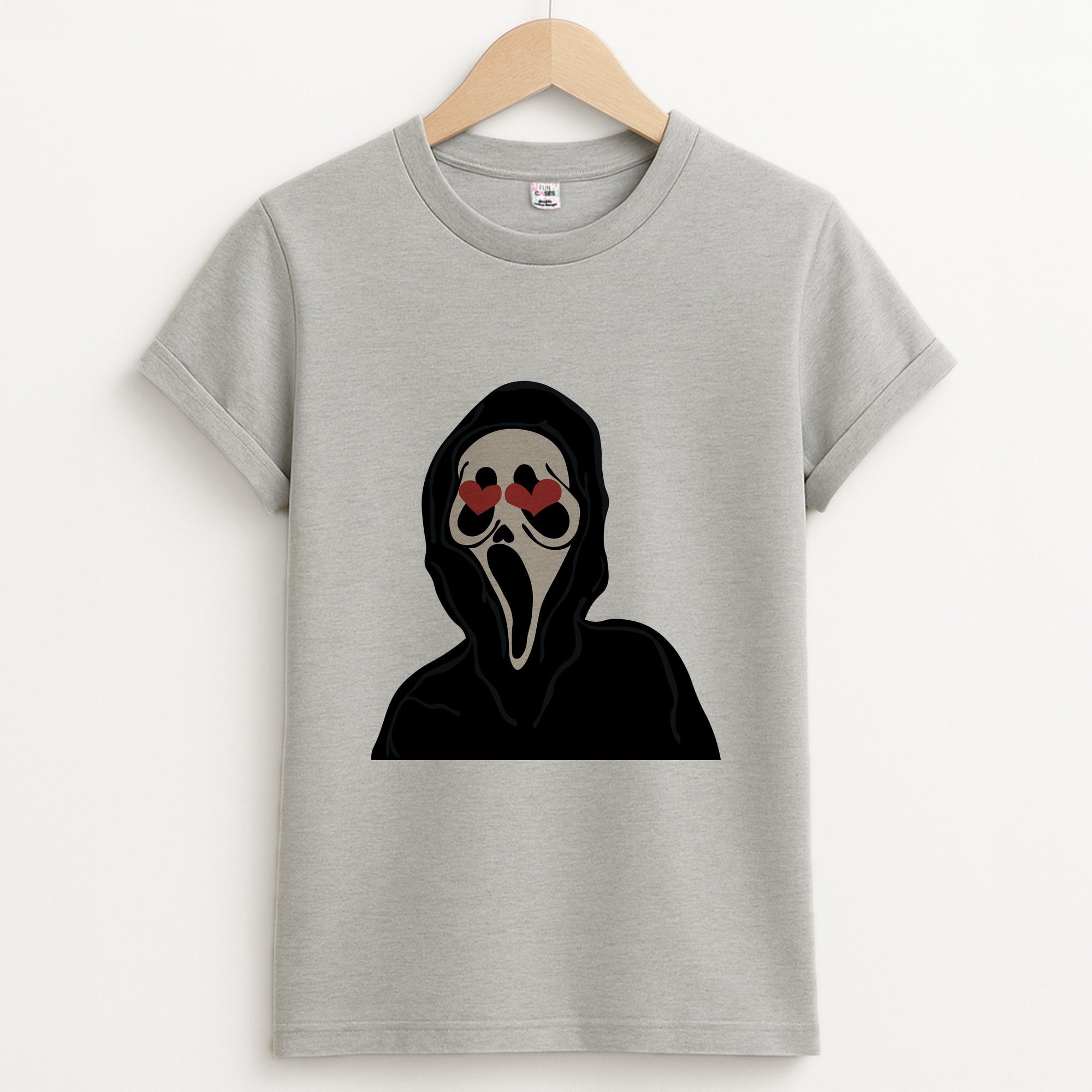 Love Eyes - Halloween Unisex Grey T-Shirt