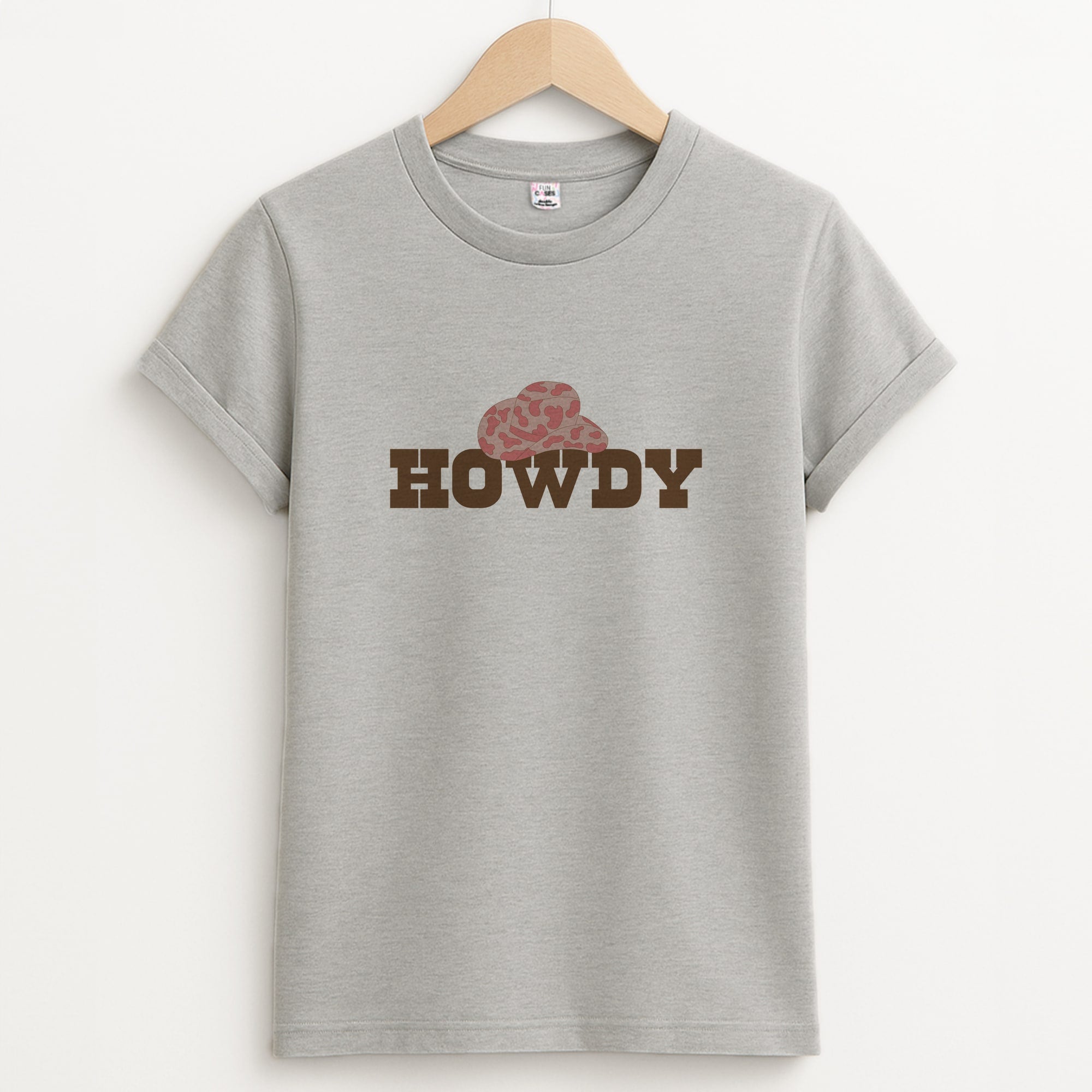 Howdy - Western Unisex Grey T-Shirt