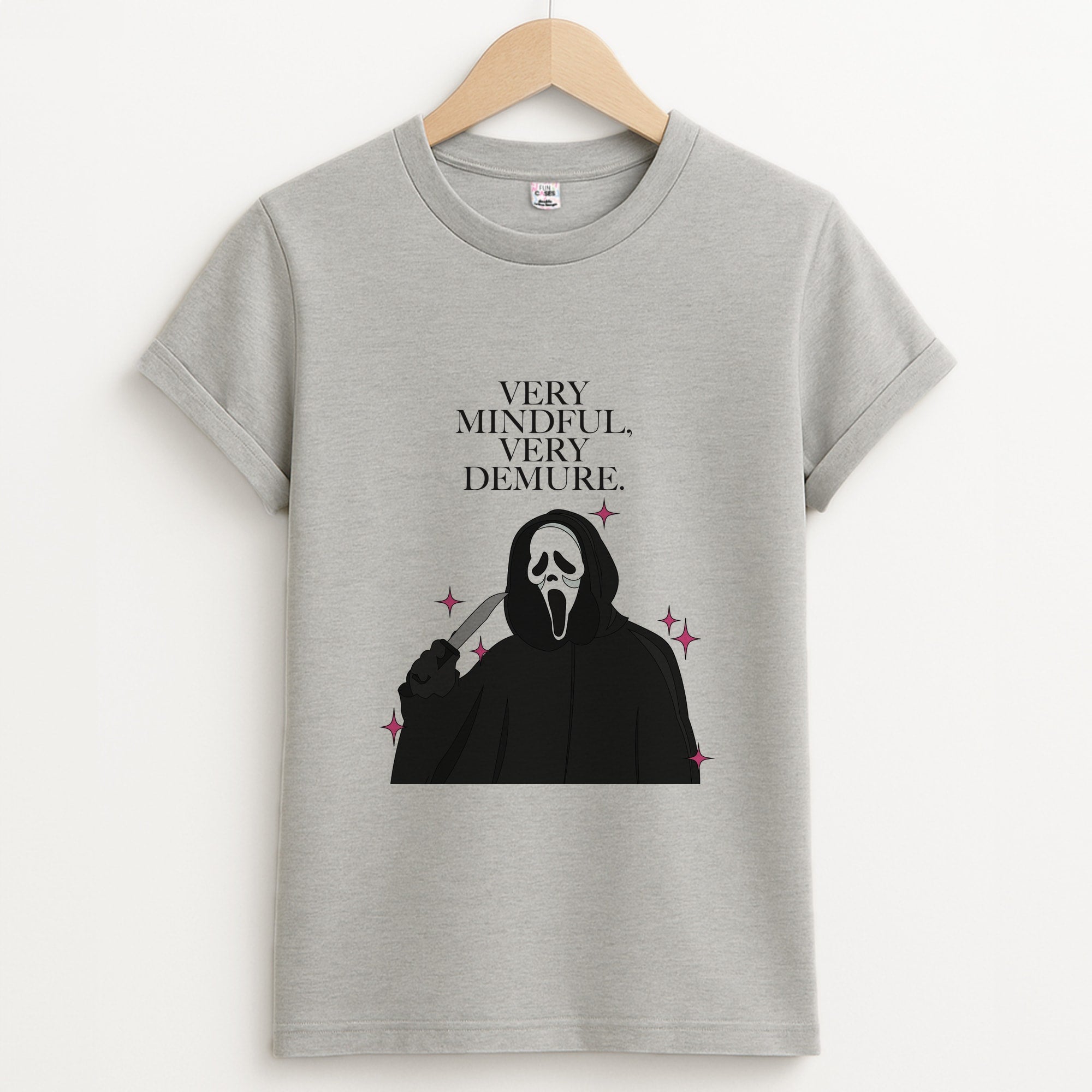 Very Mindful, Very Demure Unisex Grey T-Shirt