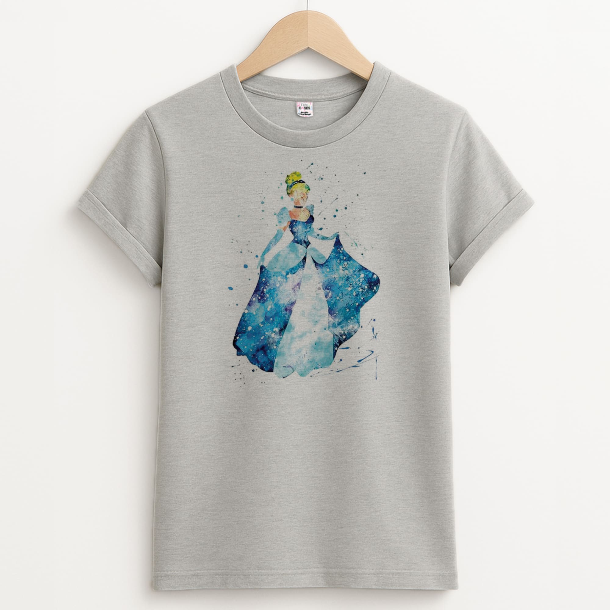 Watercolour Cinderella Fairytale T-Shirt