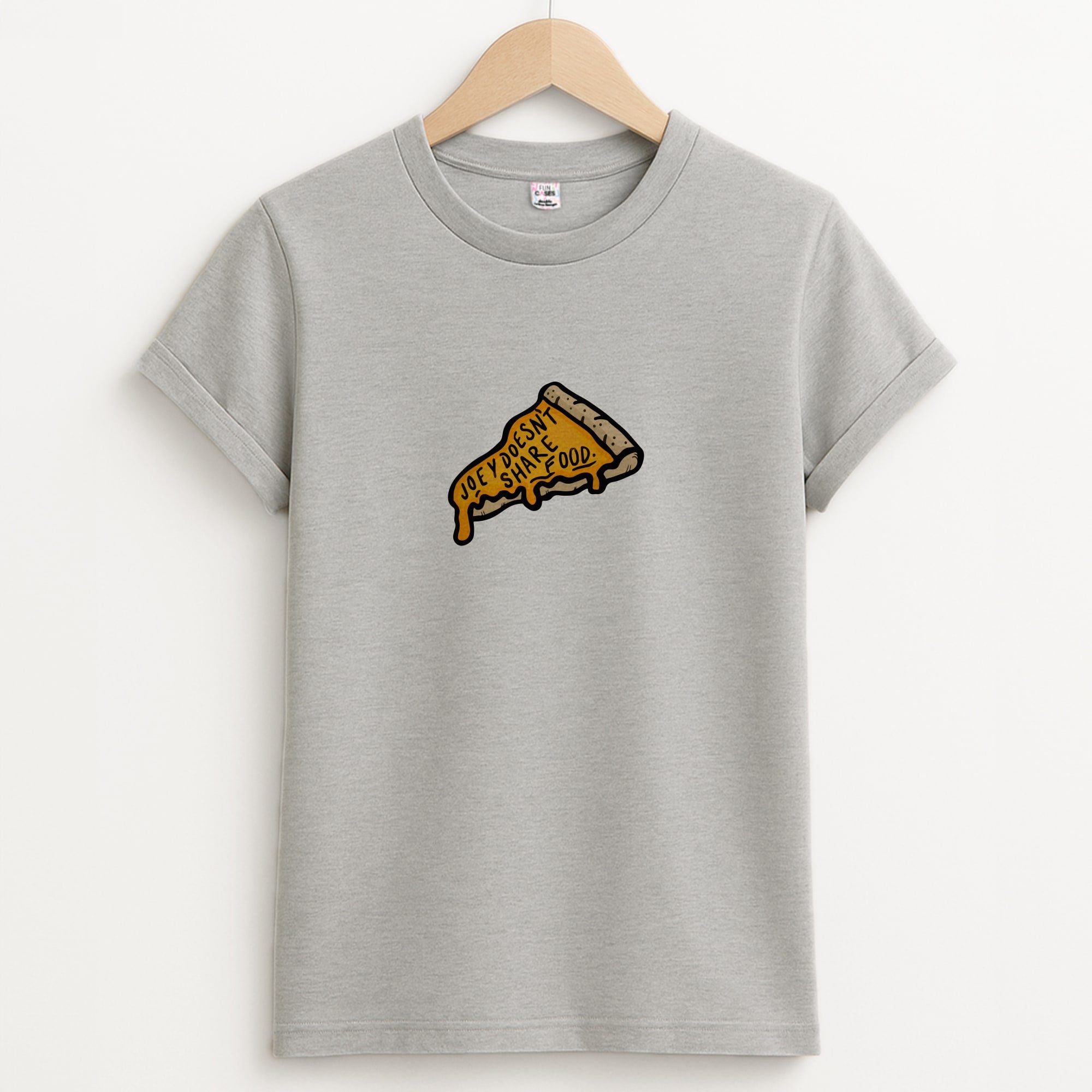 Joey Doesn't Share Food Unisex Grey T-Shirt