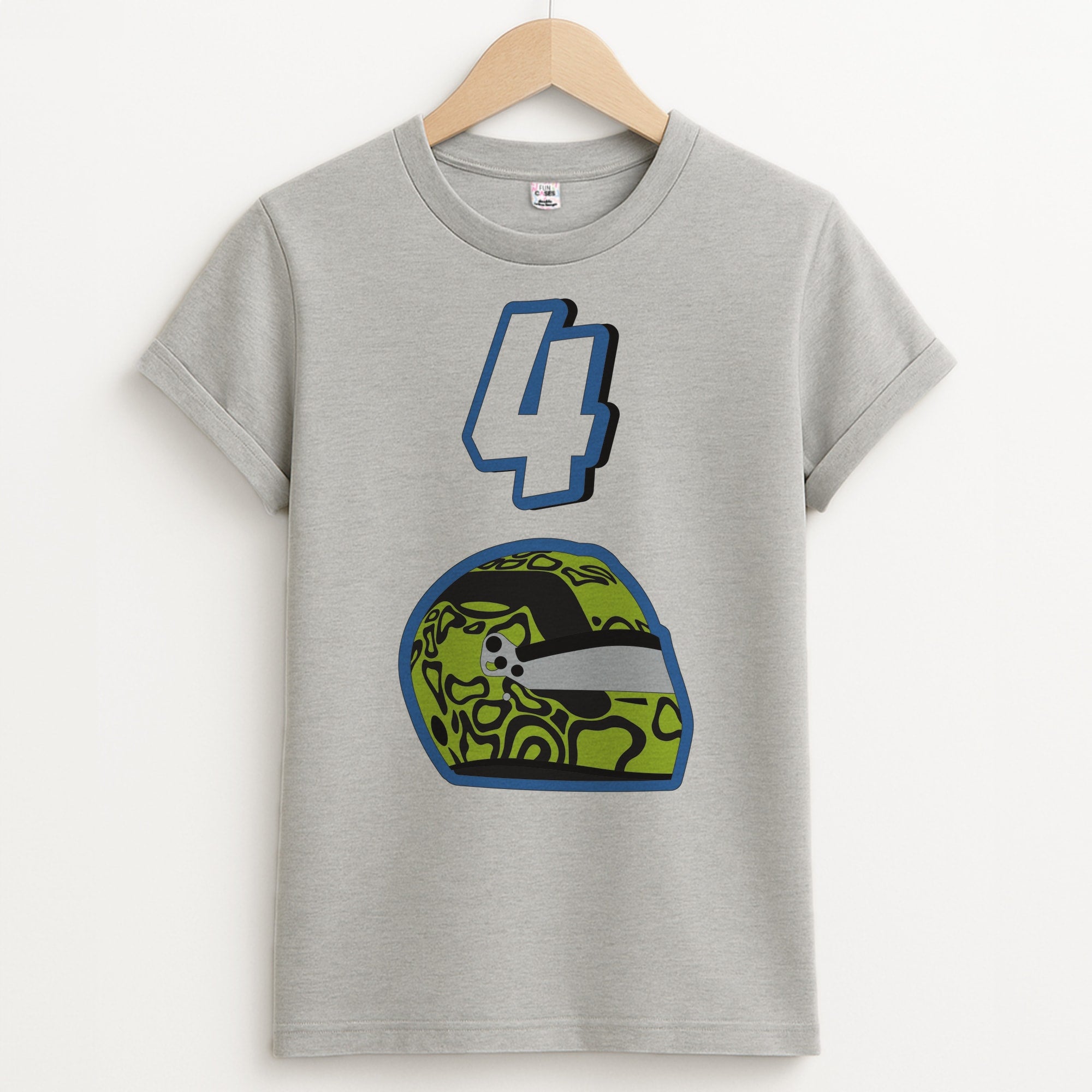 Helmet 4 Unisex Grey T-Shirt