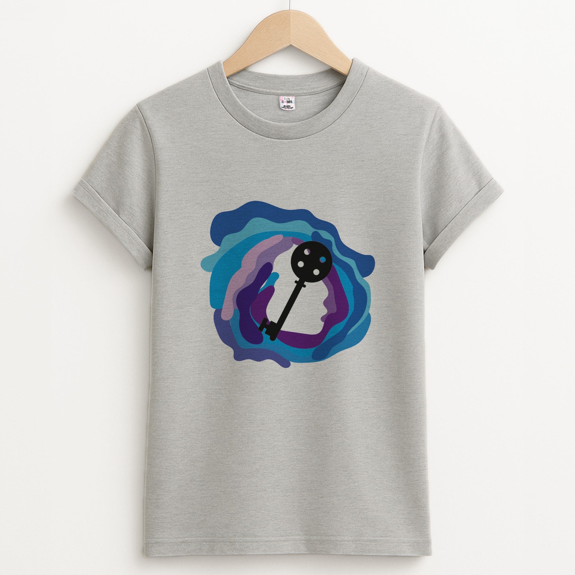 Coraline Key Unisex Grey T-Shirt