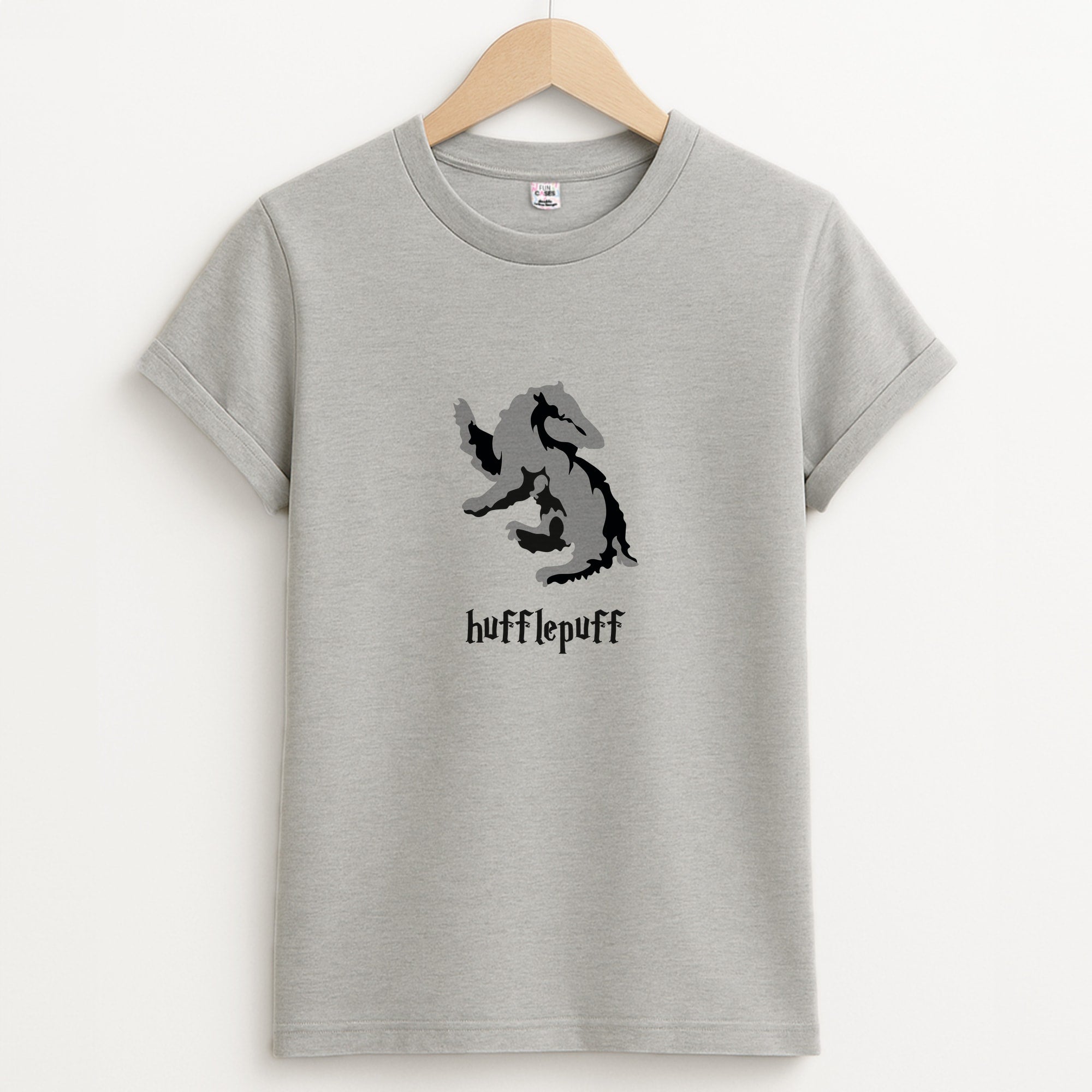Hufflepuff Unisex Grey T-Shirt