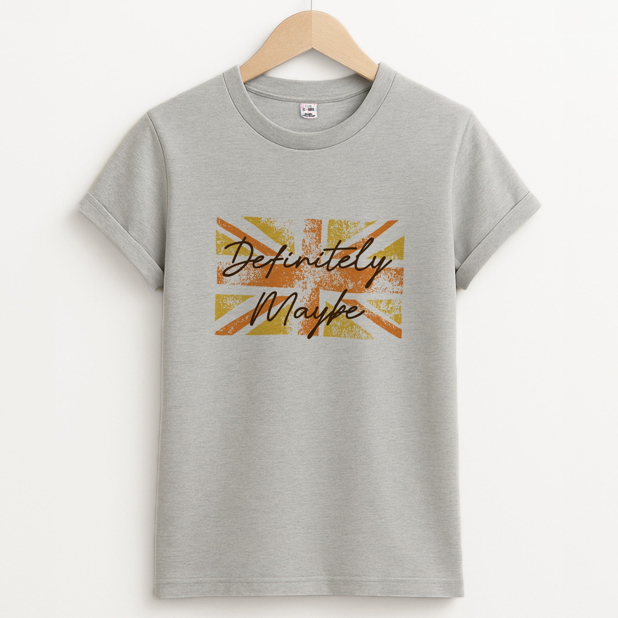 Definitely Maybe Unisex Grey T-Shirt