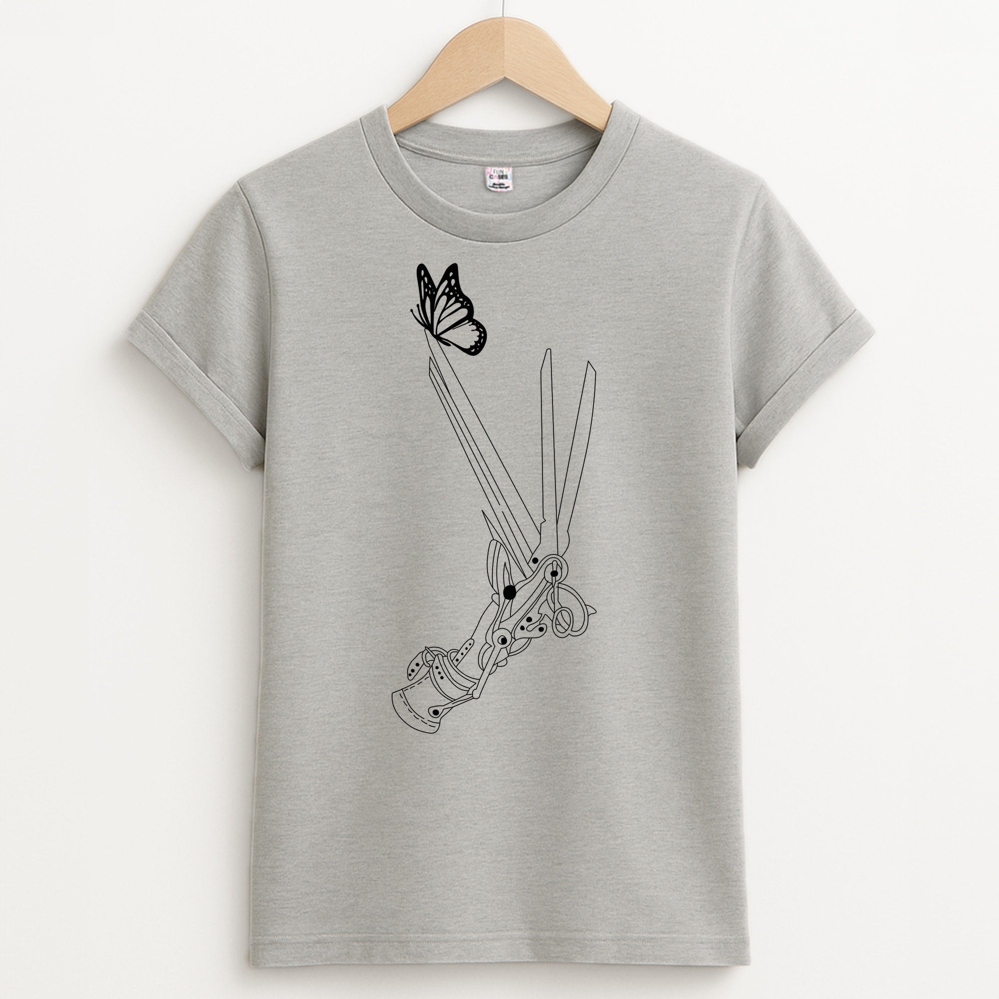 Scissorhands - Scissorhands Unisex Grey T-Shirt