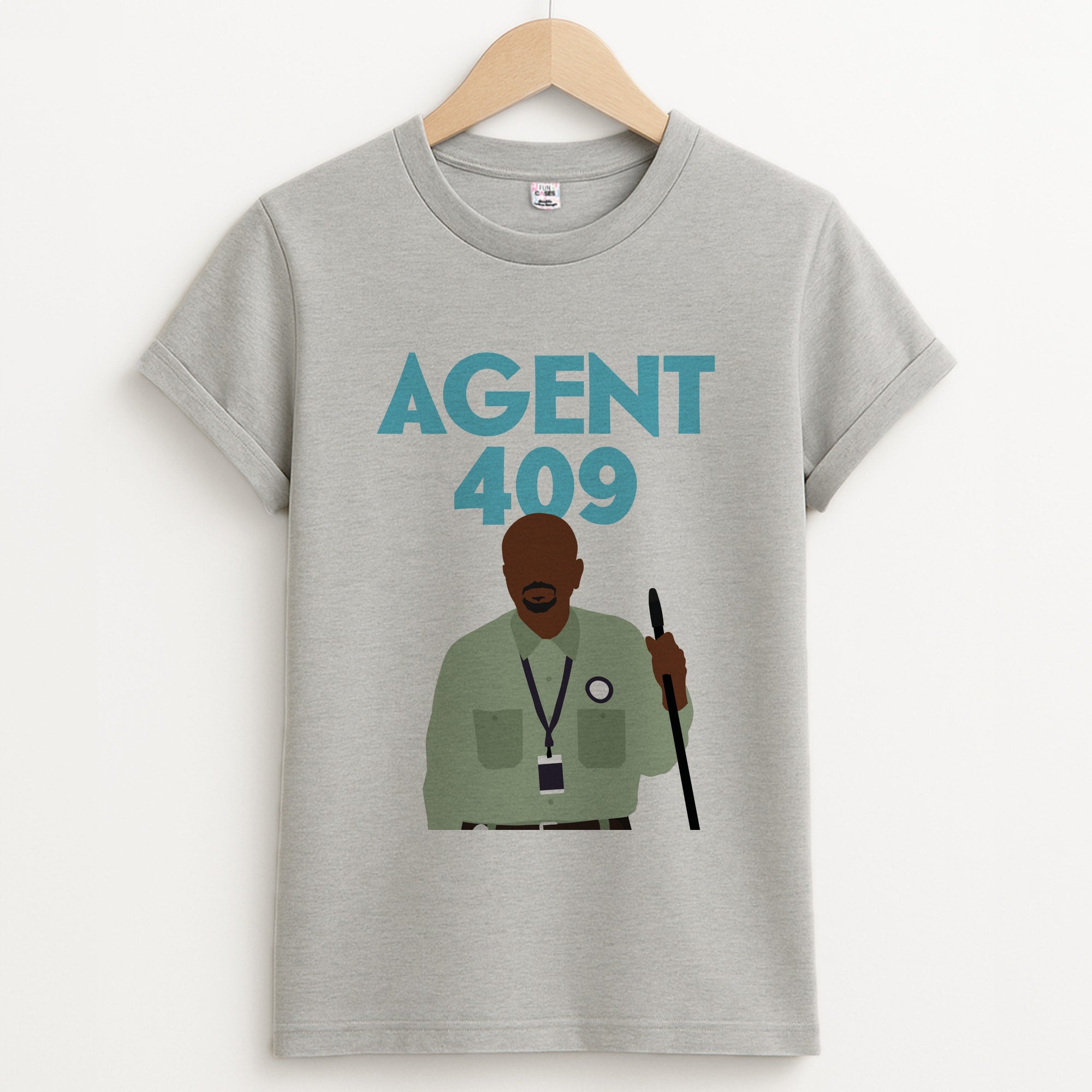 Agent 409 Unisex Grey T-Shirt
