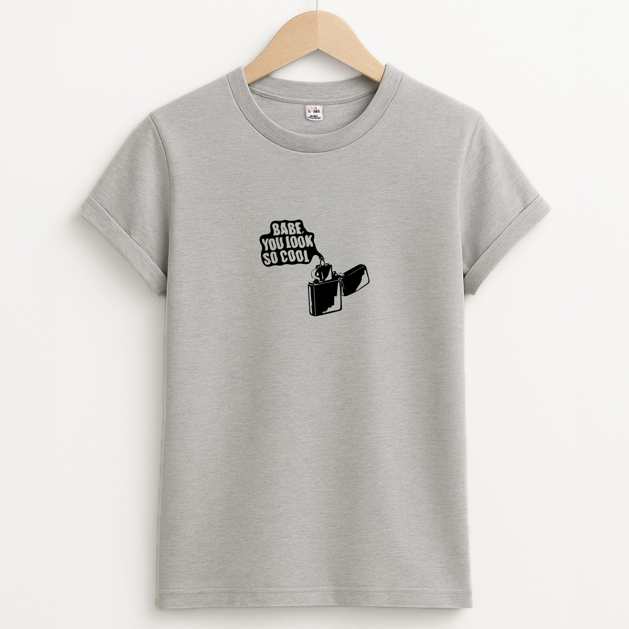 Babe, You Look So Cool - 1975 Unisex Grey T-Shirt