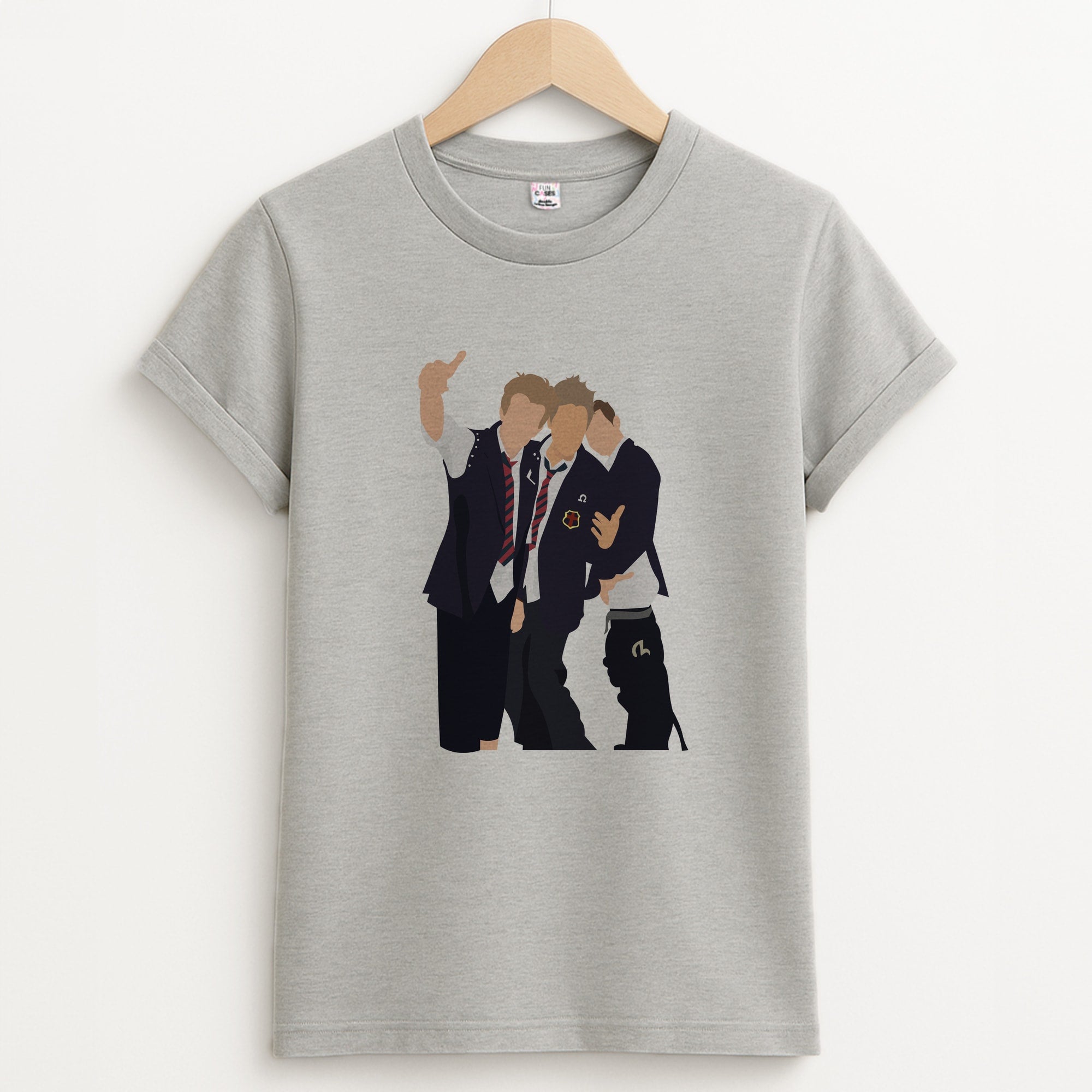 School Clothes - Bust Band Unisex Grey T-Shirt