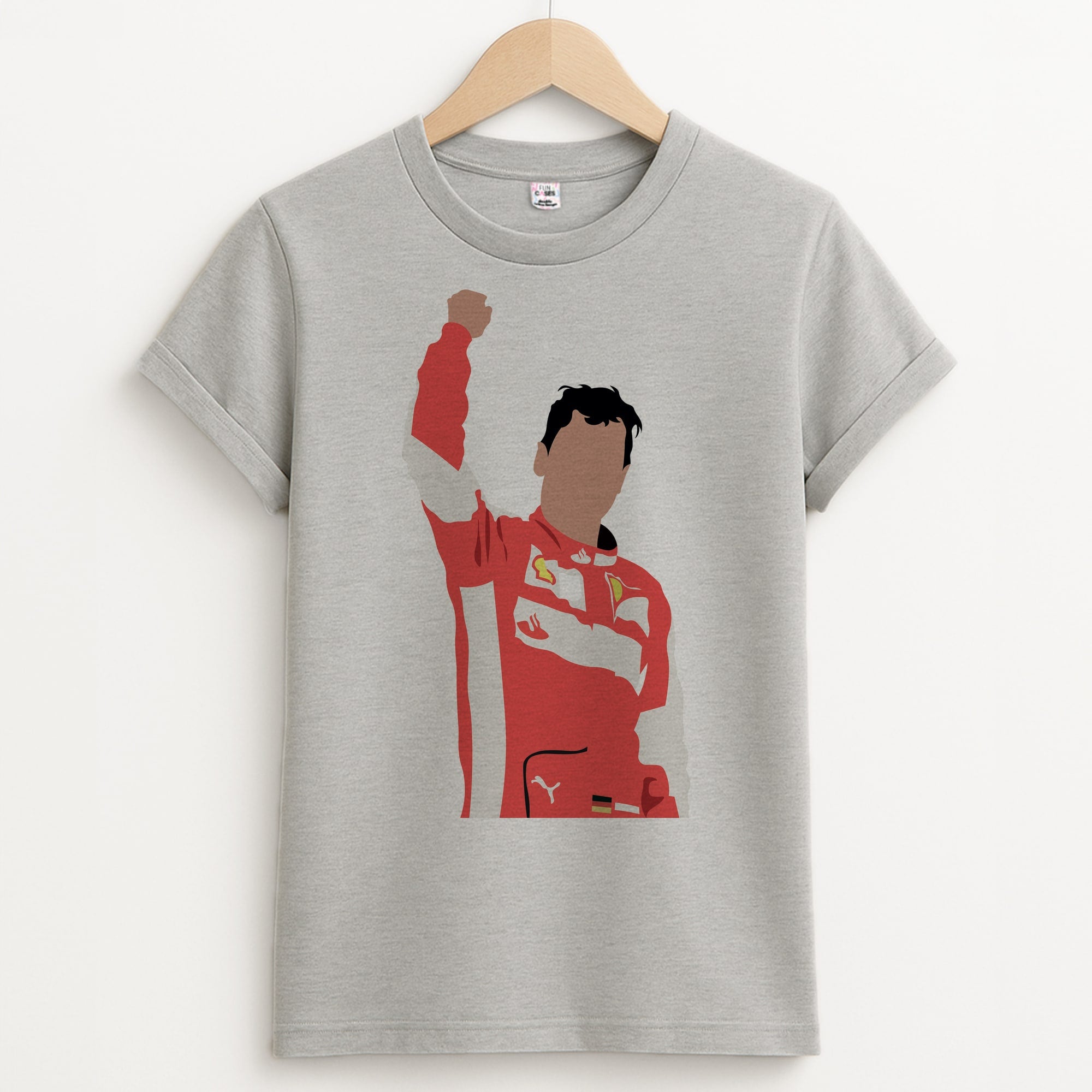 Sebastian Vettel - F1 Unisex Grey T-Shirt