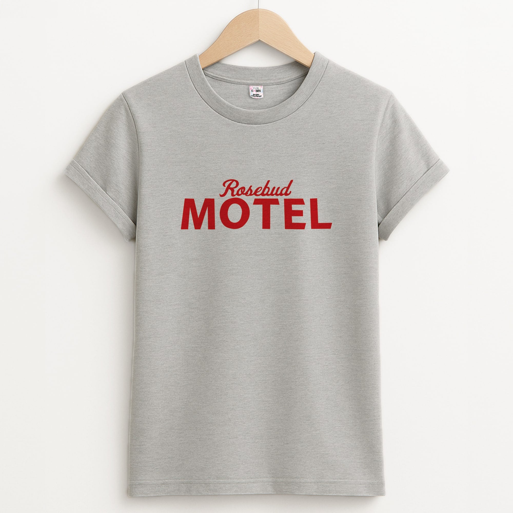 Rosebud Motel Unisex Grey T-Shirt