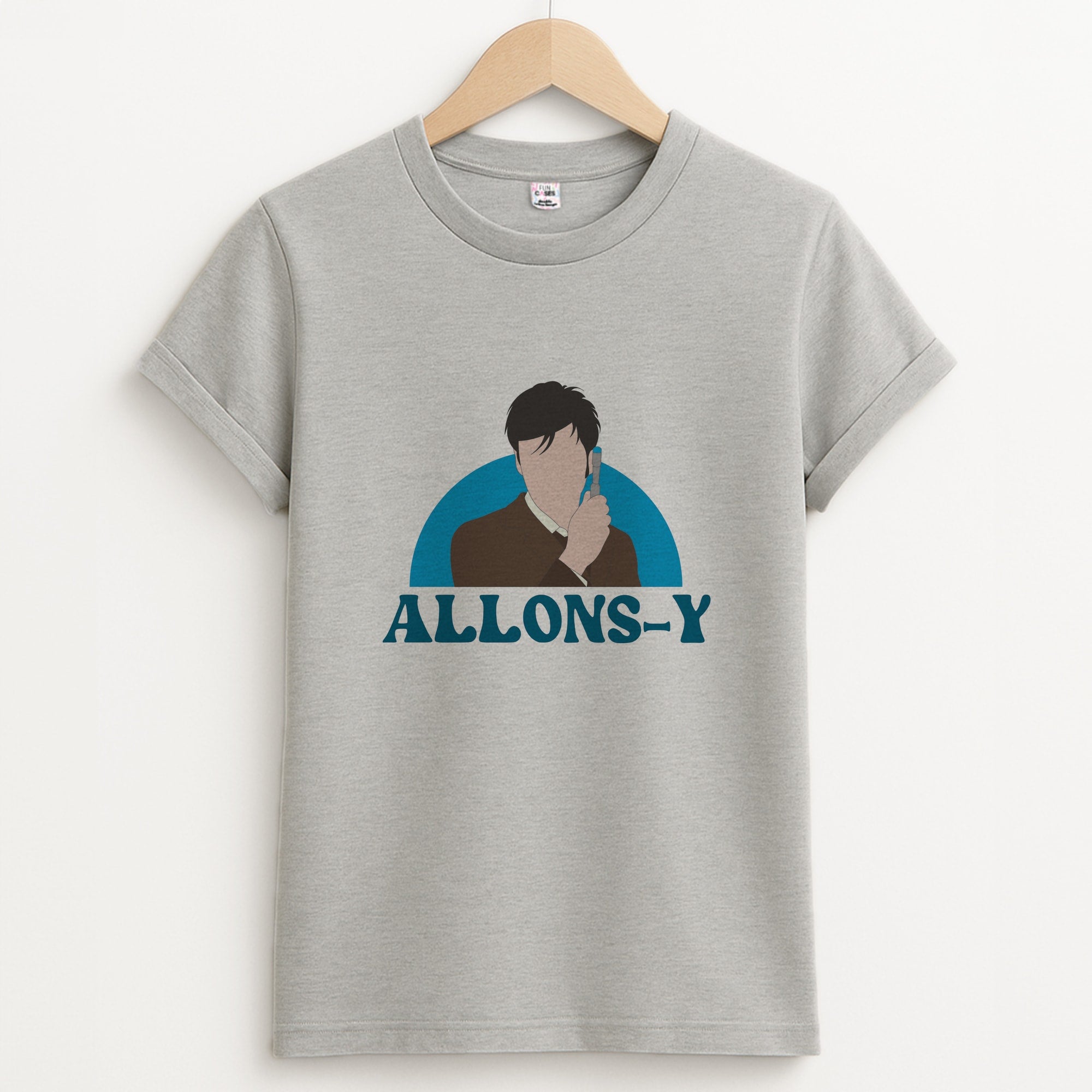 Allons-y Unisex Grey T-Shirt