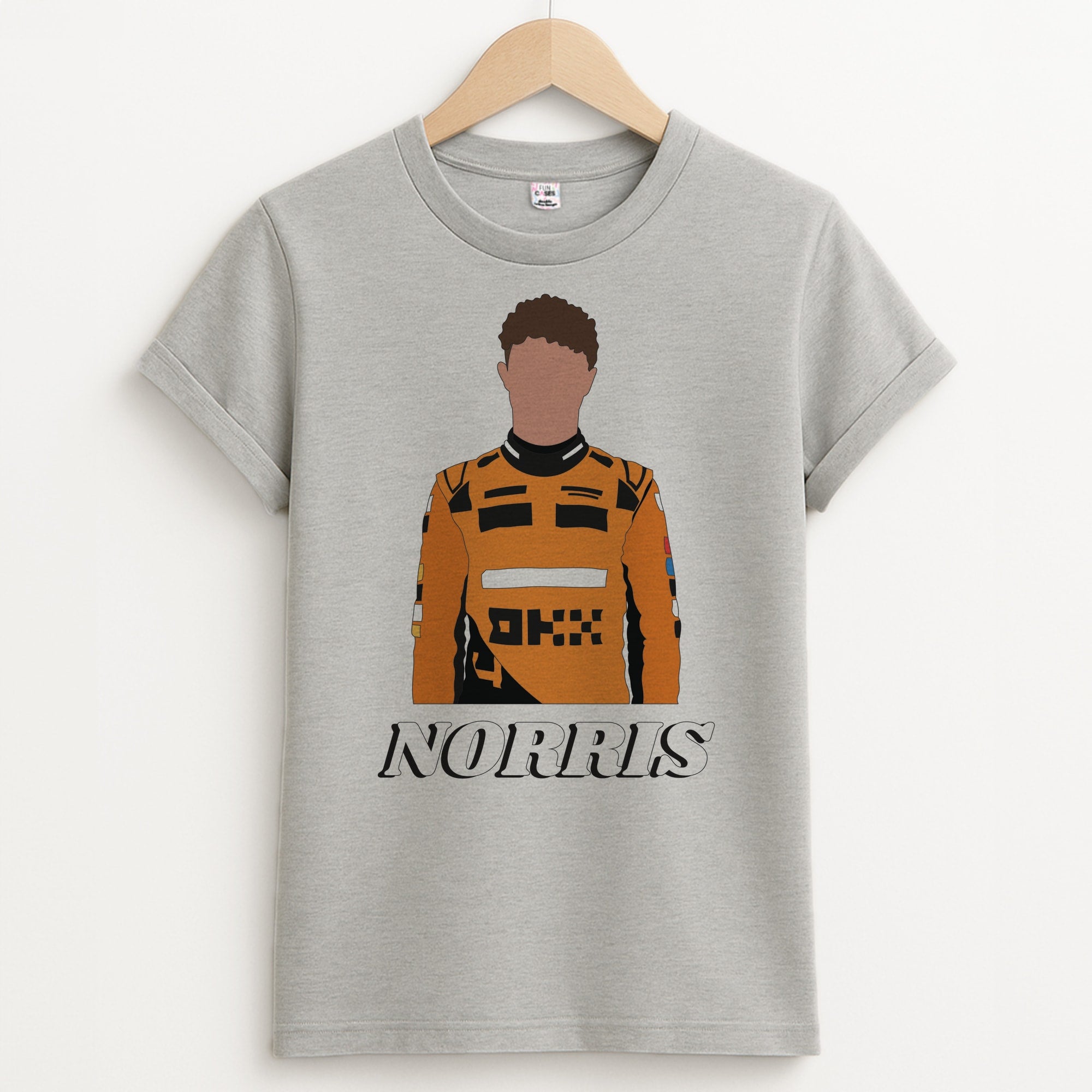 Norris Unisex Grey T-Shirt