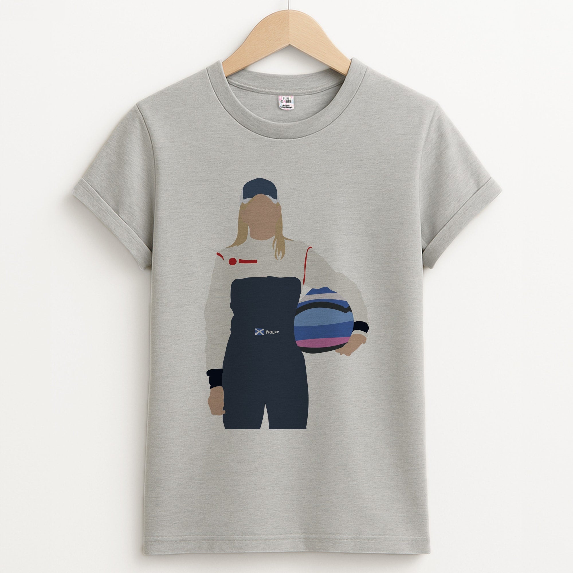 Wolf - F1 Unisex Grey T-Shirt