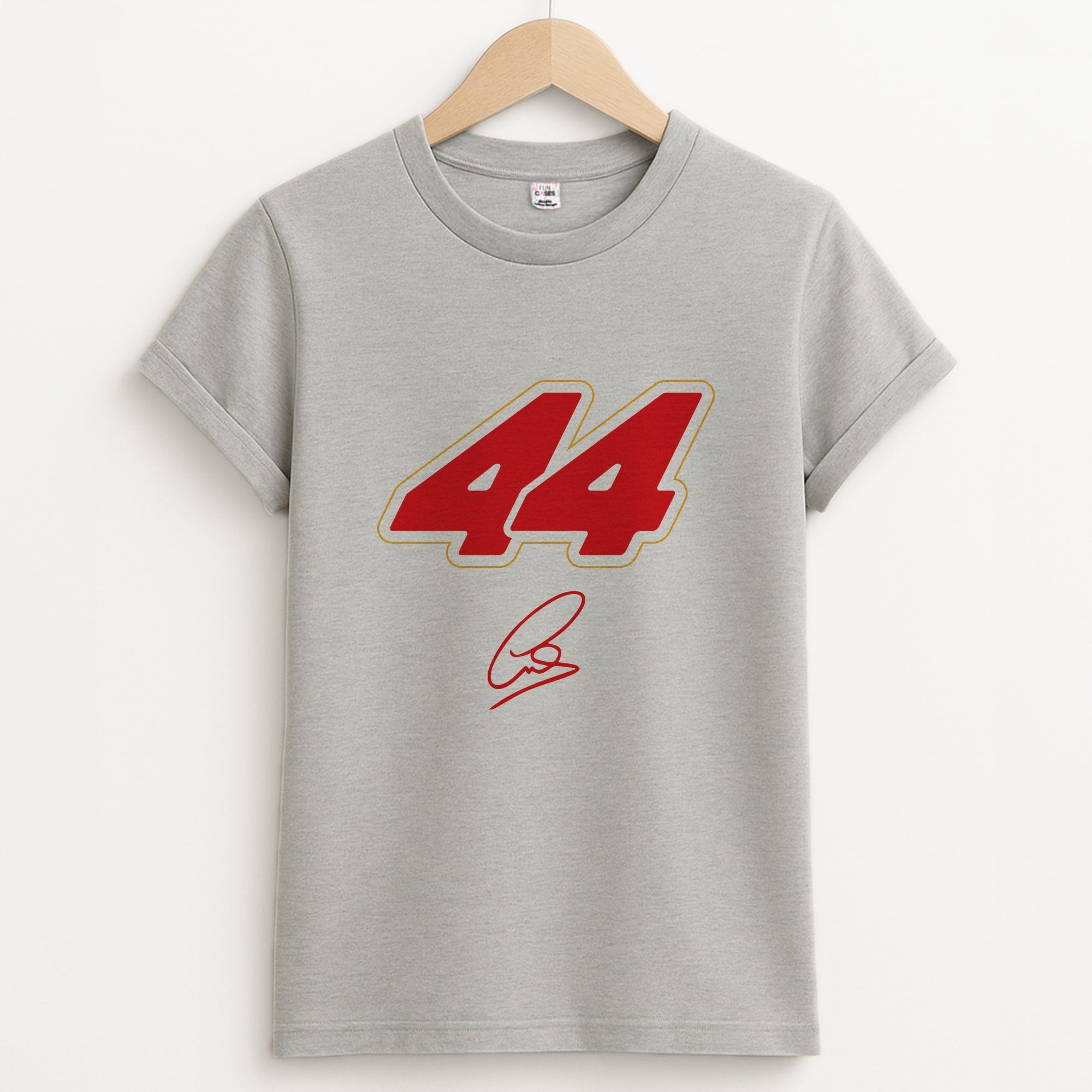 Retro 44 Hamilton Unisex Grey T-Shirt