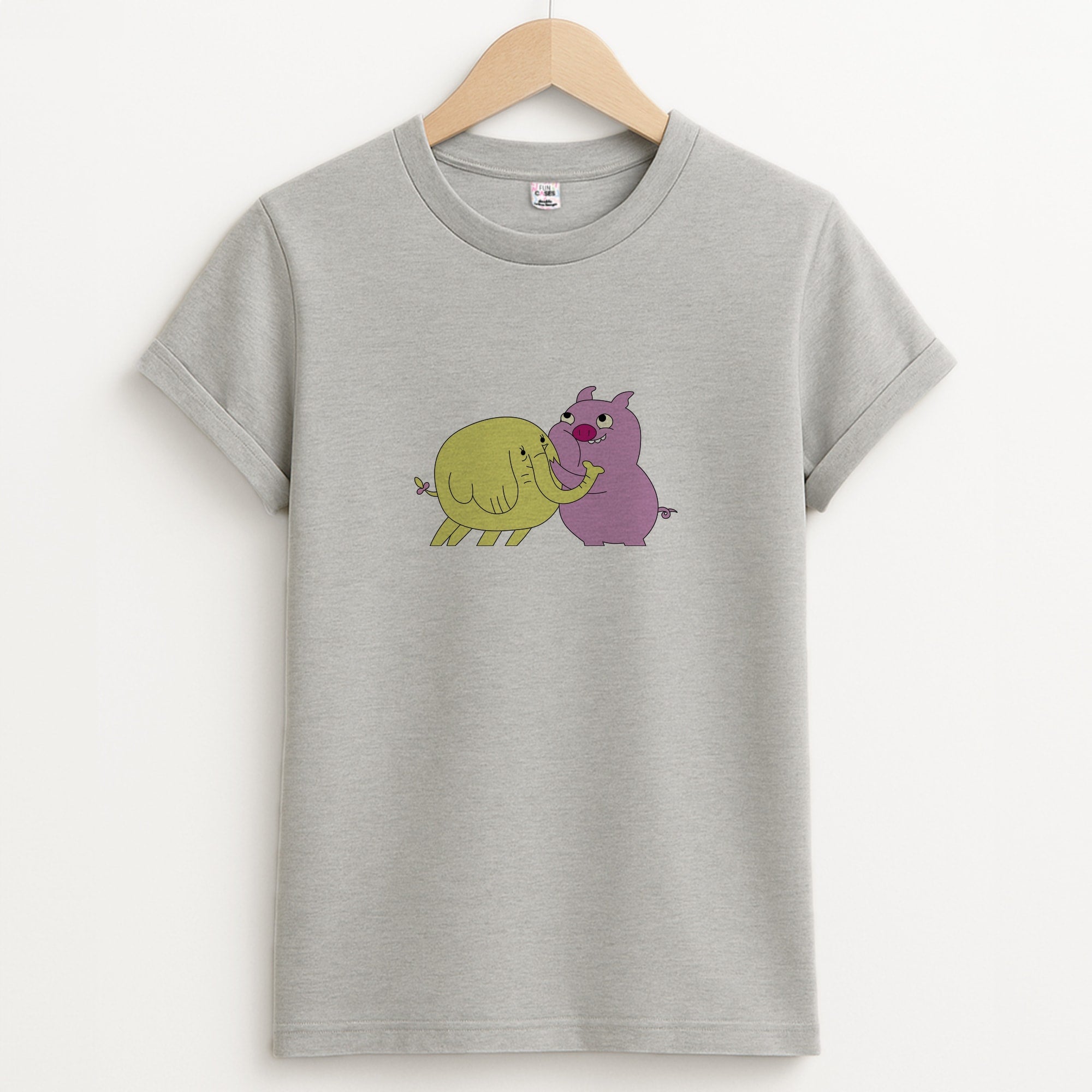 Tree Trunks Unisex Grey T-Shirt