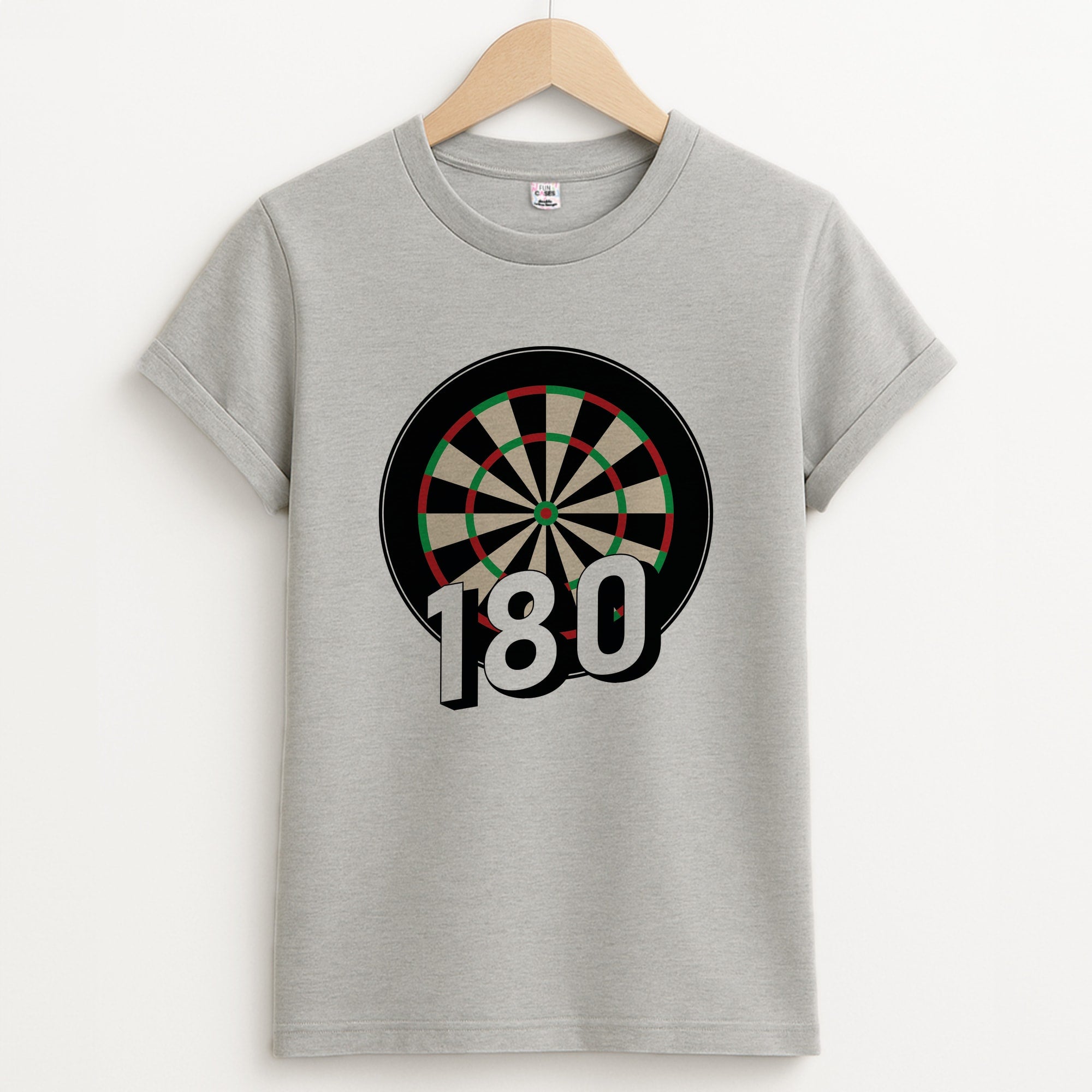180 Board Unisex Grey T-Shirt