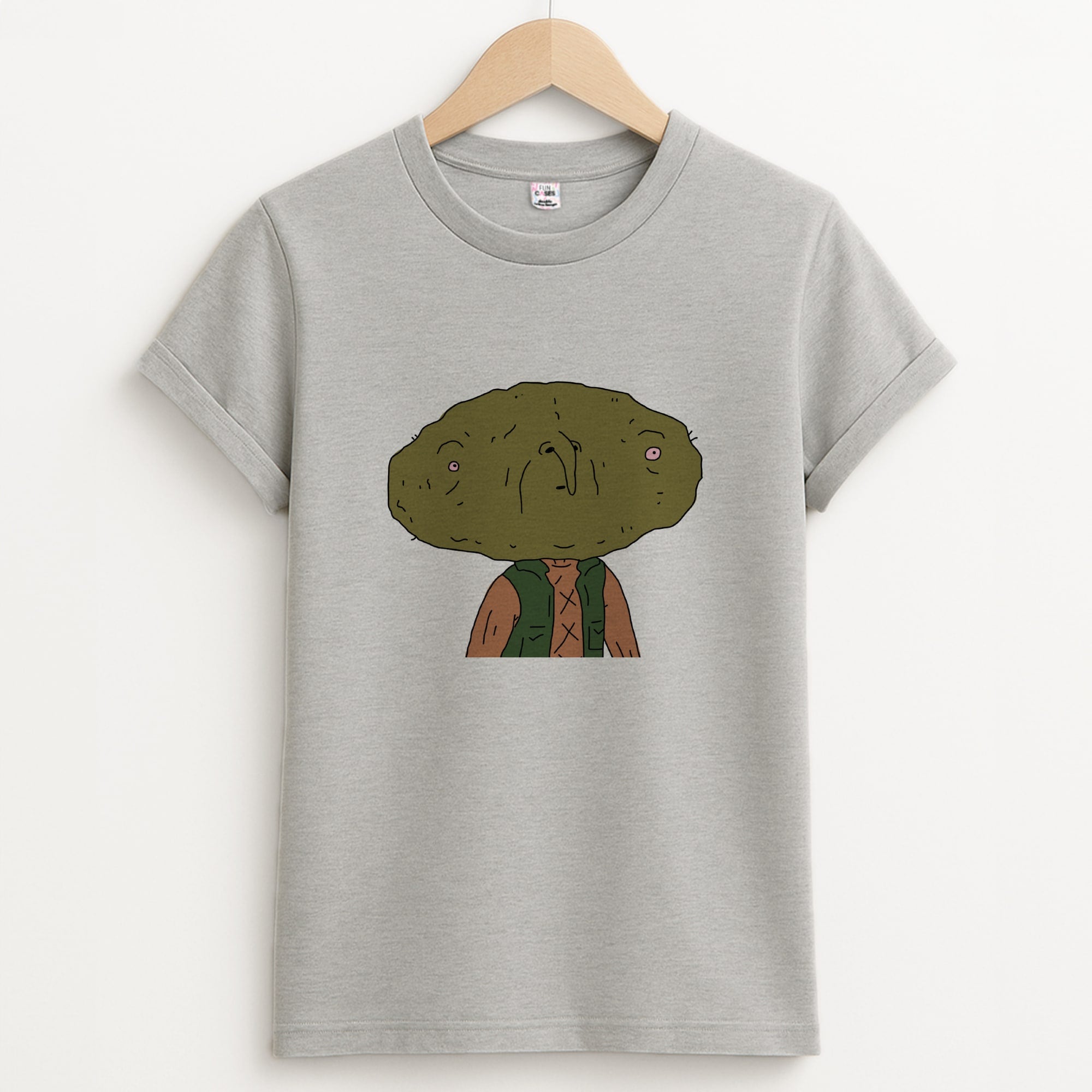 Nugget Man Unisex Grey T-Shirt