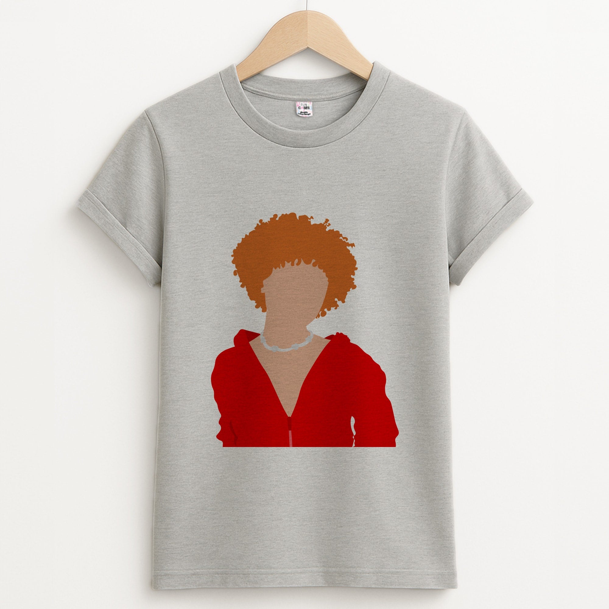 Red Hoodie - Ice Spice Unisex Grey T-Shirt