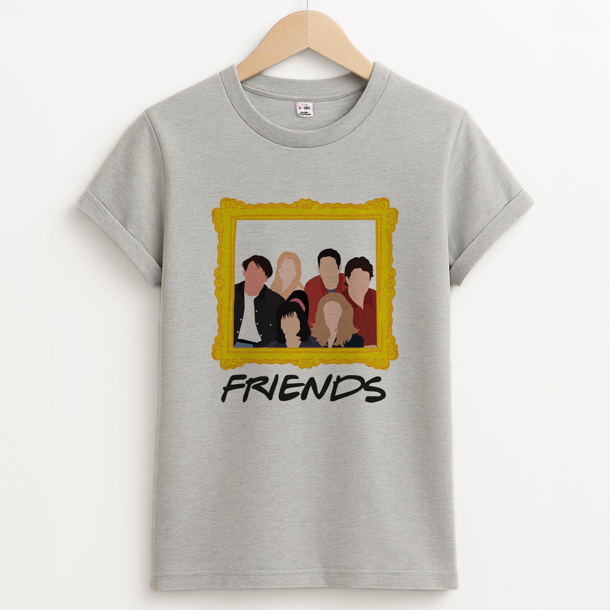 Cast Photo Frame Unisex Grey T-Shirt