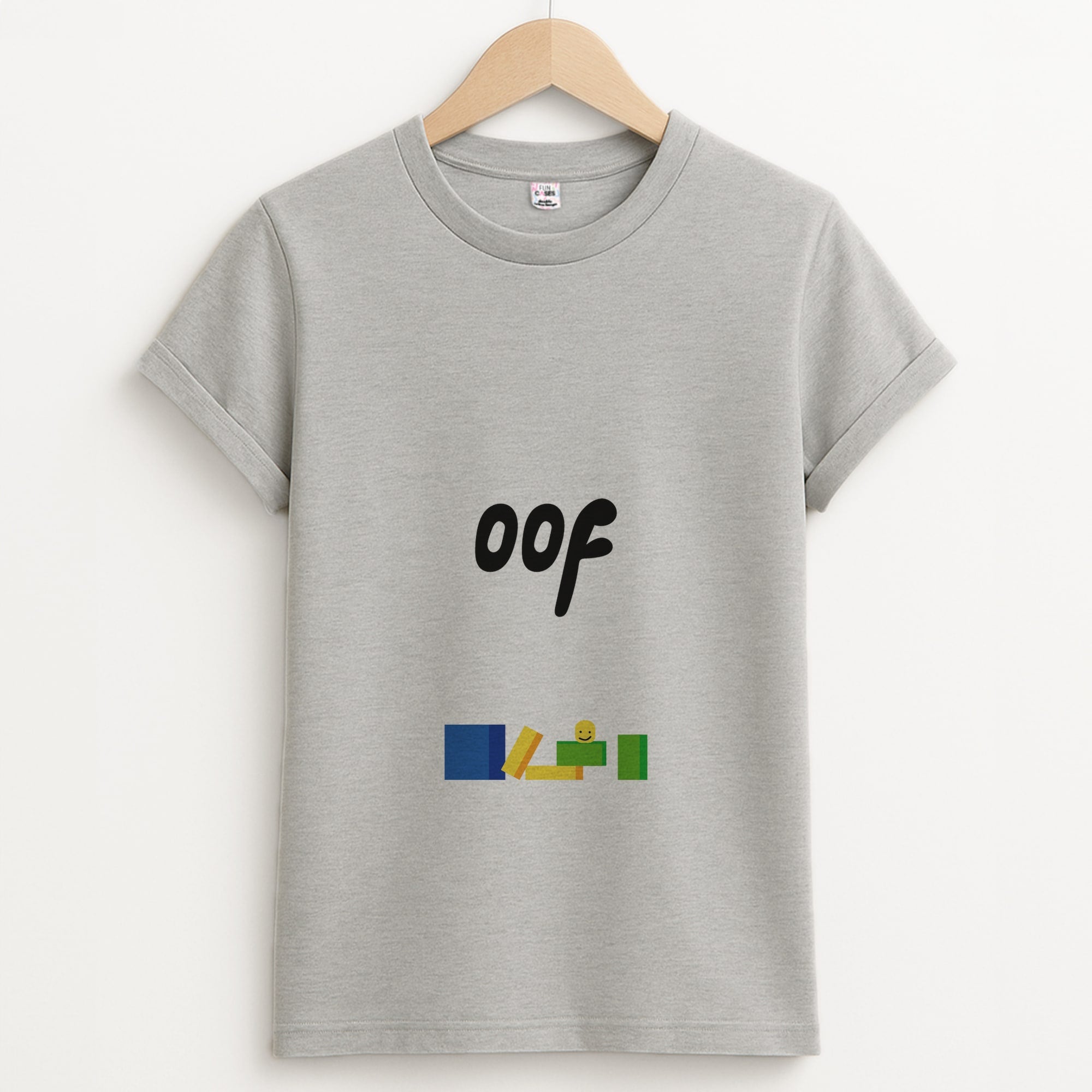 Oof Unisex Grey T-Shirt