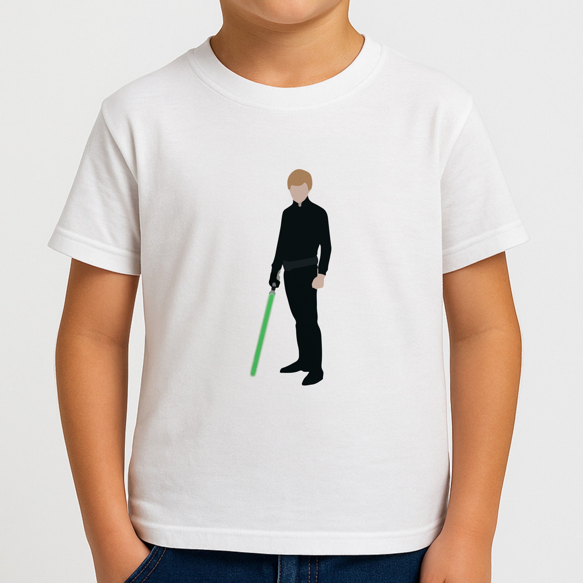 Skywalker Green Lightsaber Boys T-Shirt