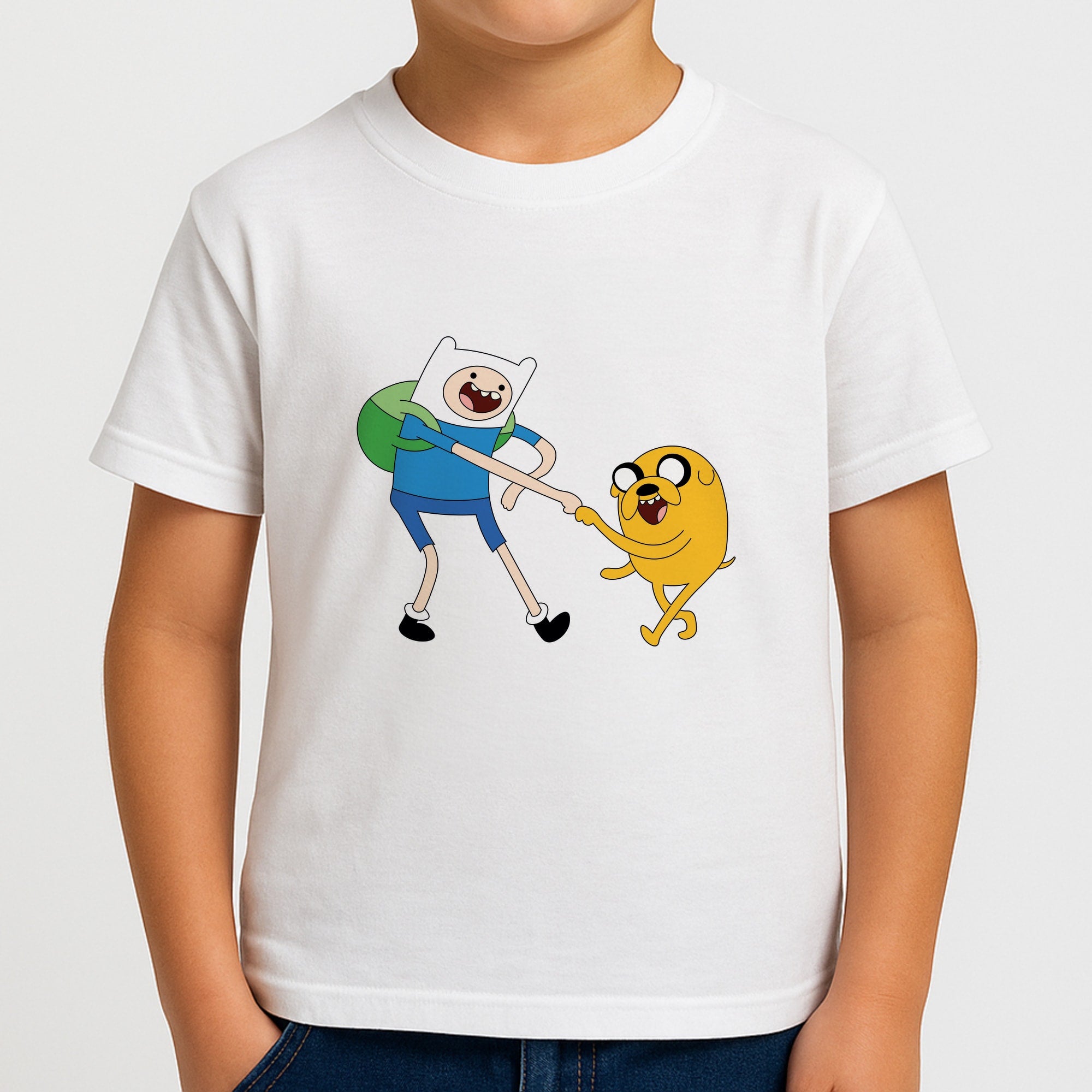 Jake The Dog And Finn The Human Kids T-Shirt