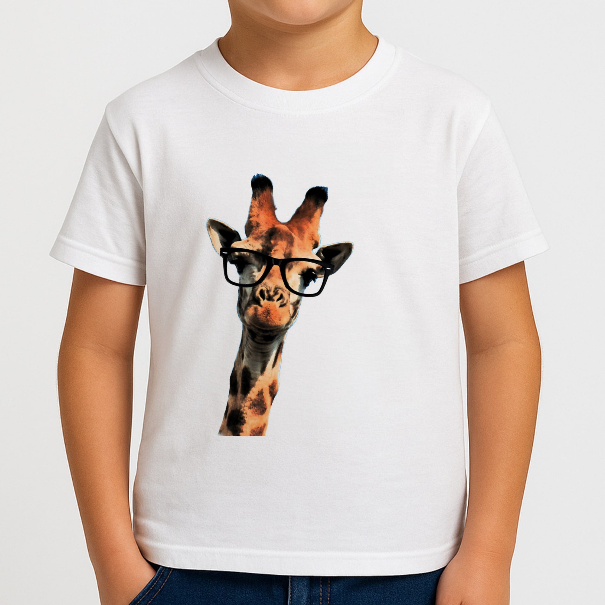 Hipster Giraffe Tumblr Boys T-Shirt