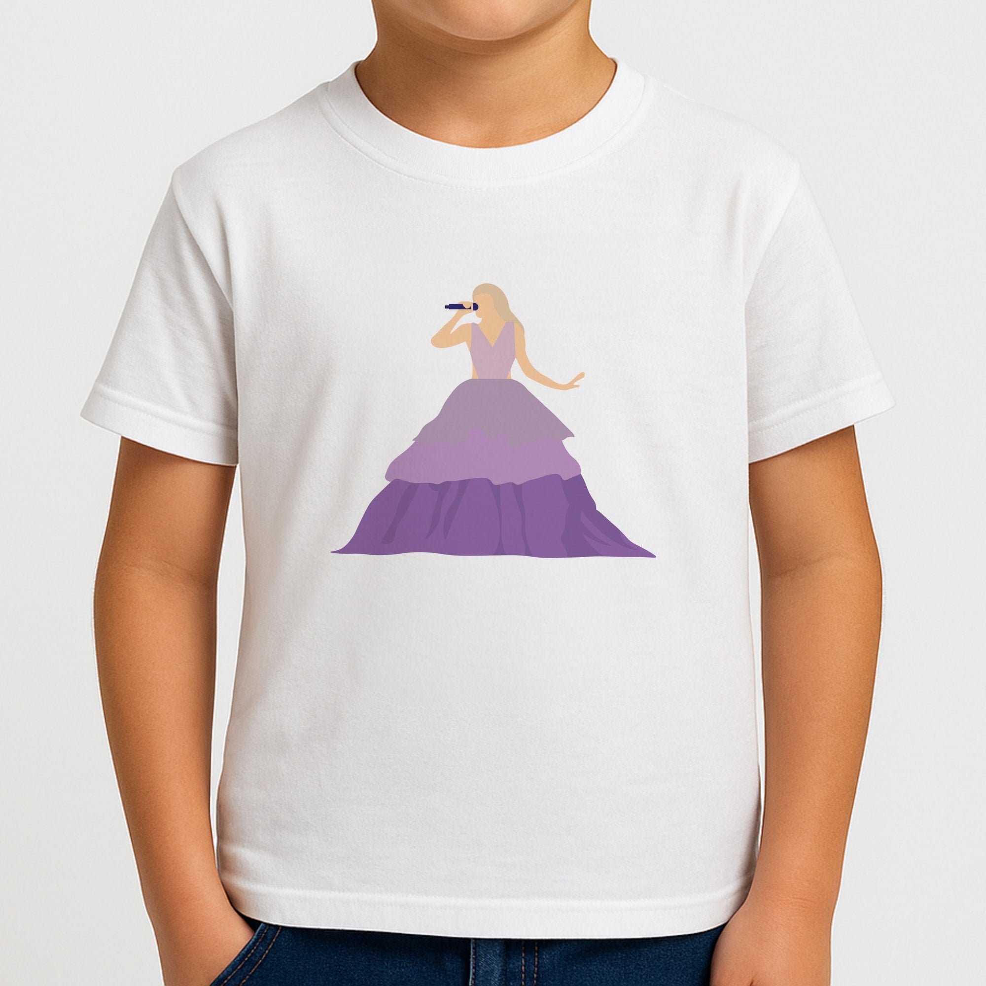 Purple Dress - Taylor Boys T-Shirt
