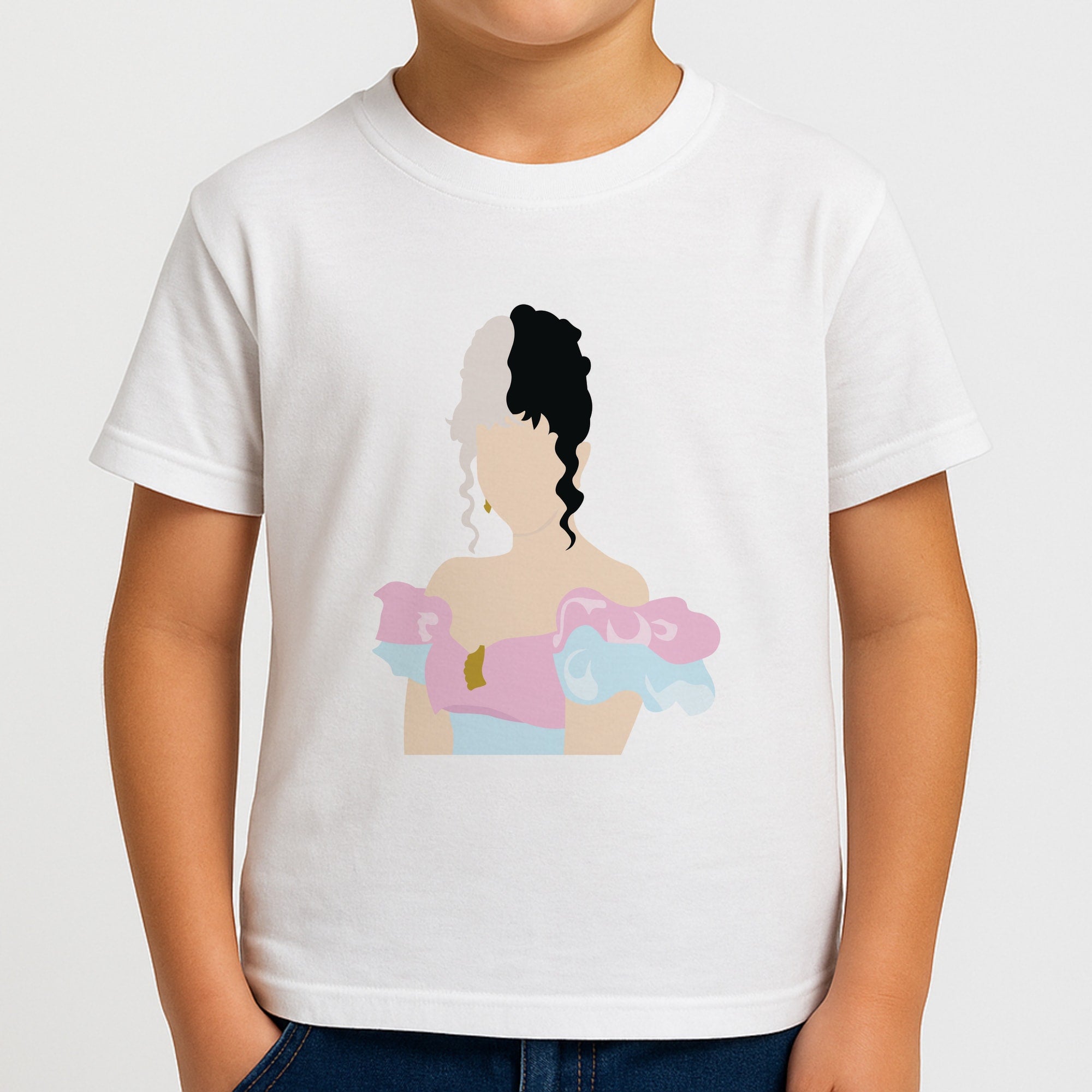 Blue And Pink Dress Boys T-Shirt