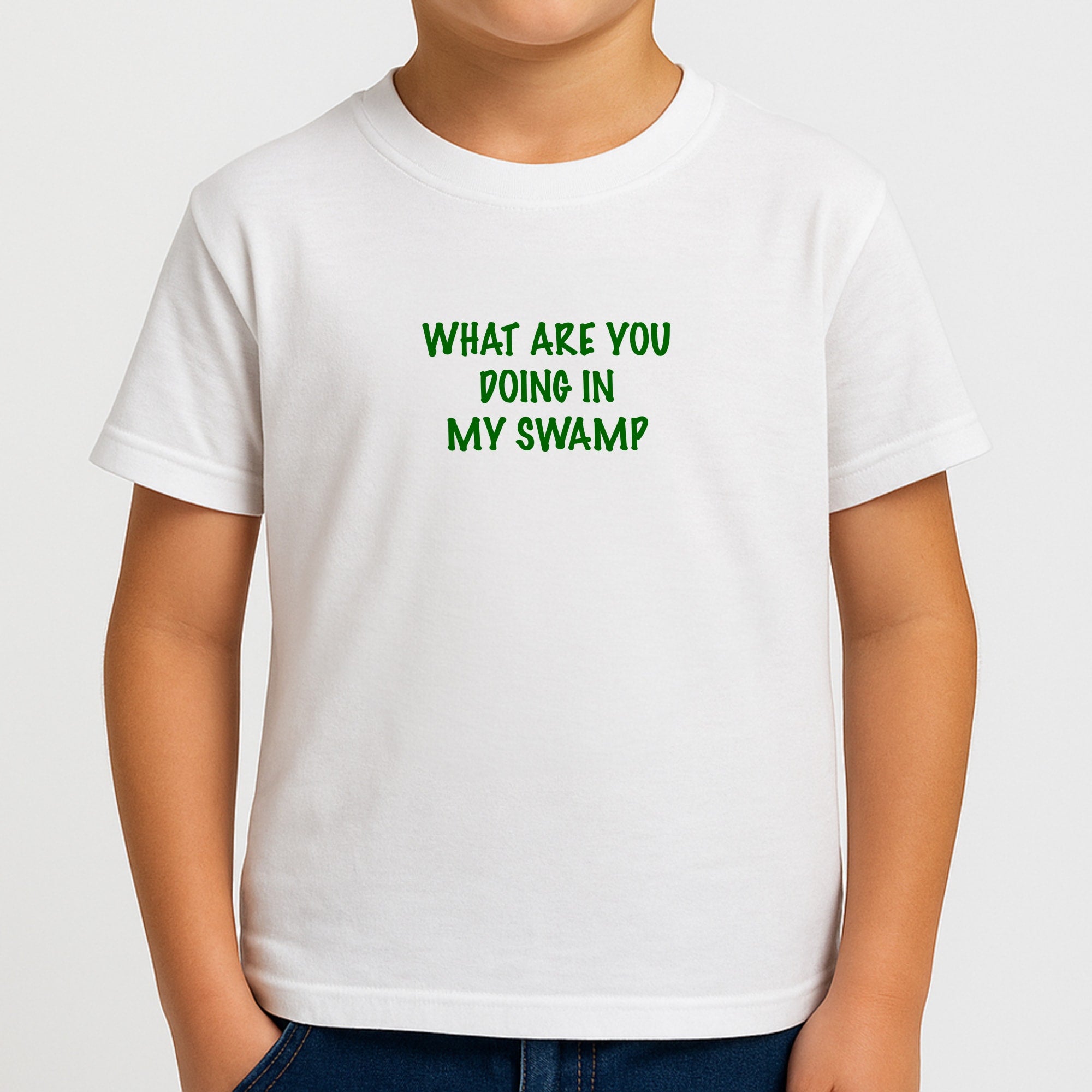 What Are You Doing In My Swamp - Green Ogre Boys T-Shirt