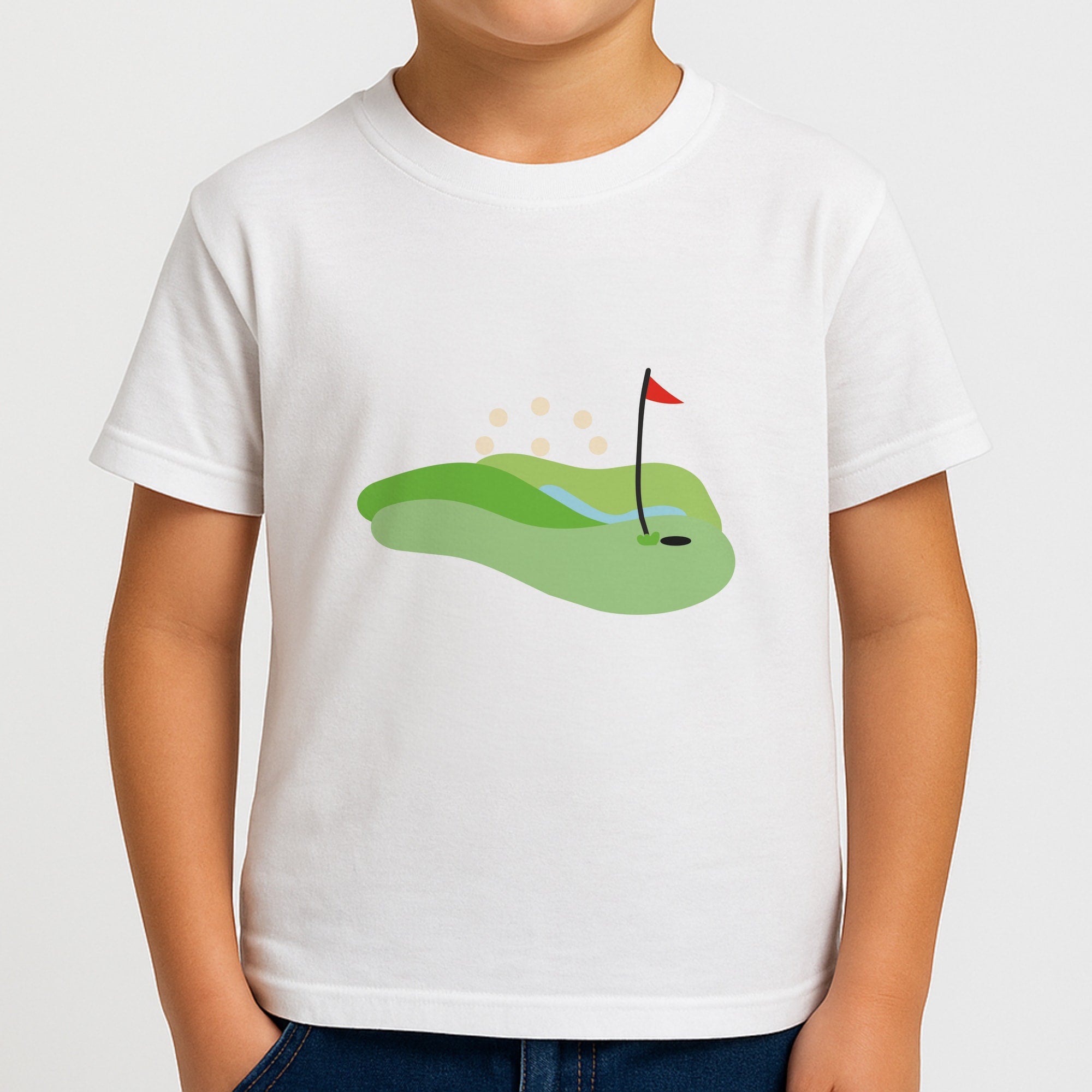 Golf course Kids T-Shirt