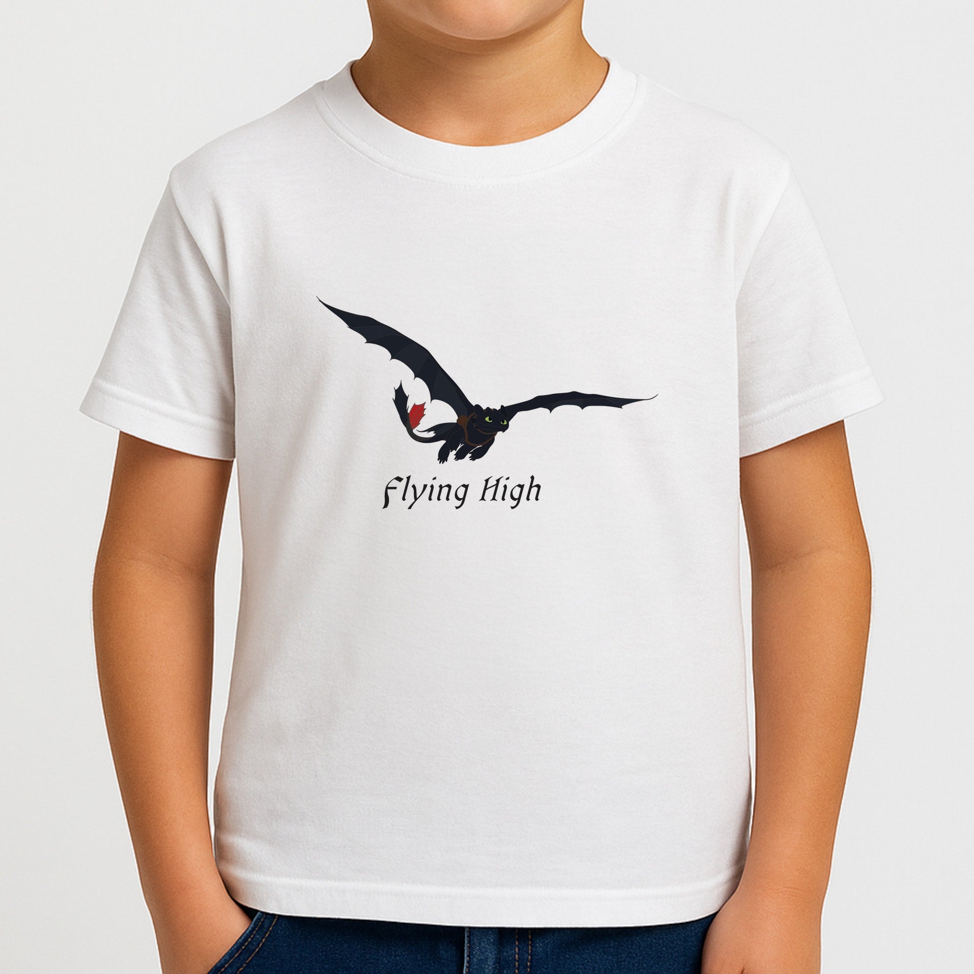 Dragon Flying High Kids T-Shirt