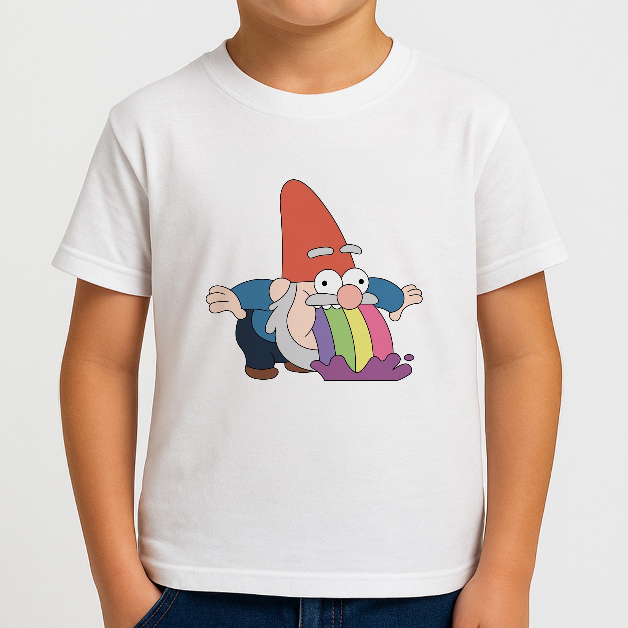 Garden Gnome Rainbow Boys T-Shirt
