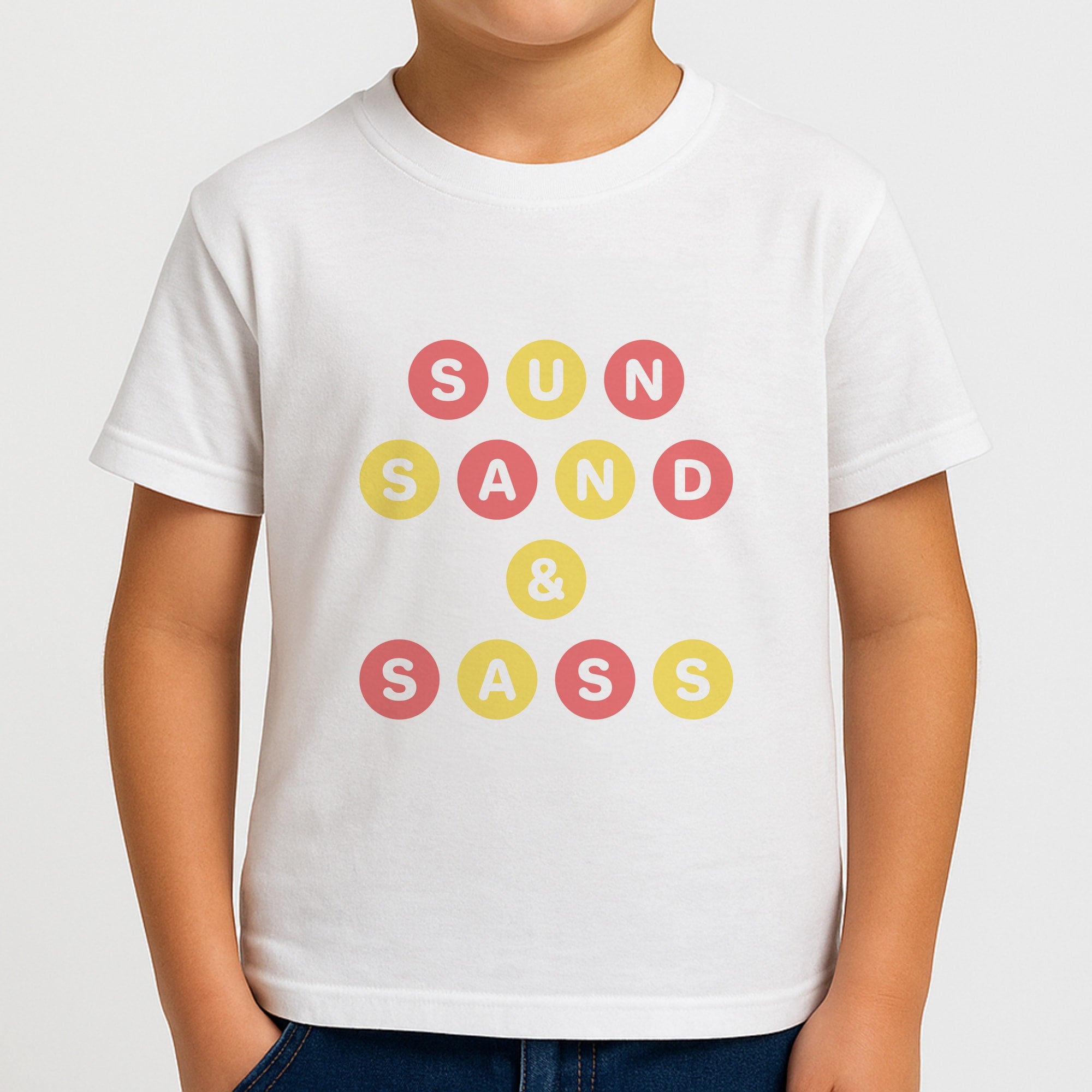 Sun, Sand And Sass Boys T-Shirt