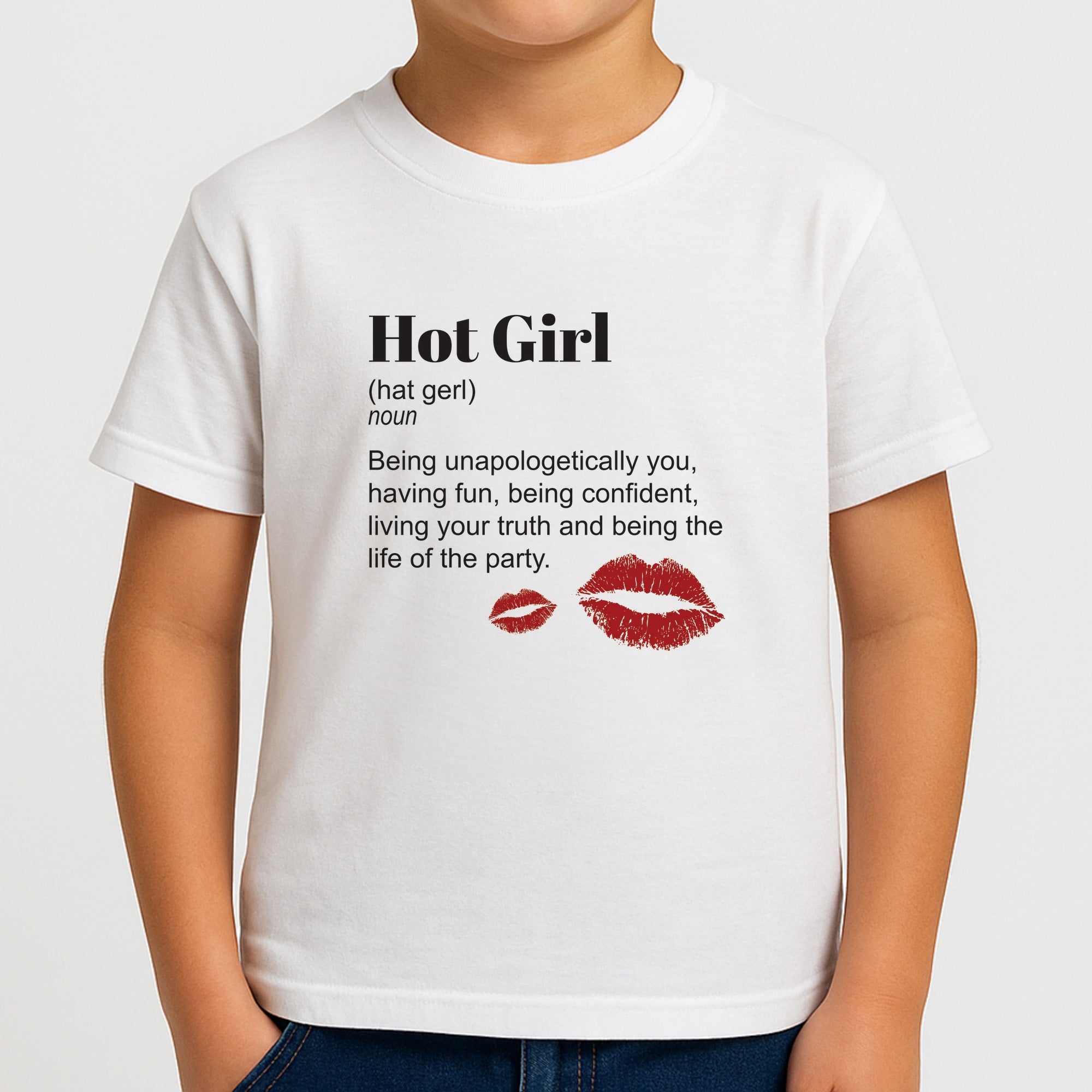 Hot Girl Dictionary Definition Boys T-Shirt