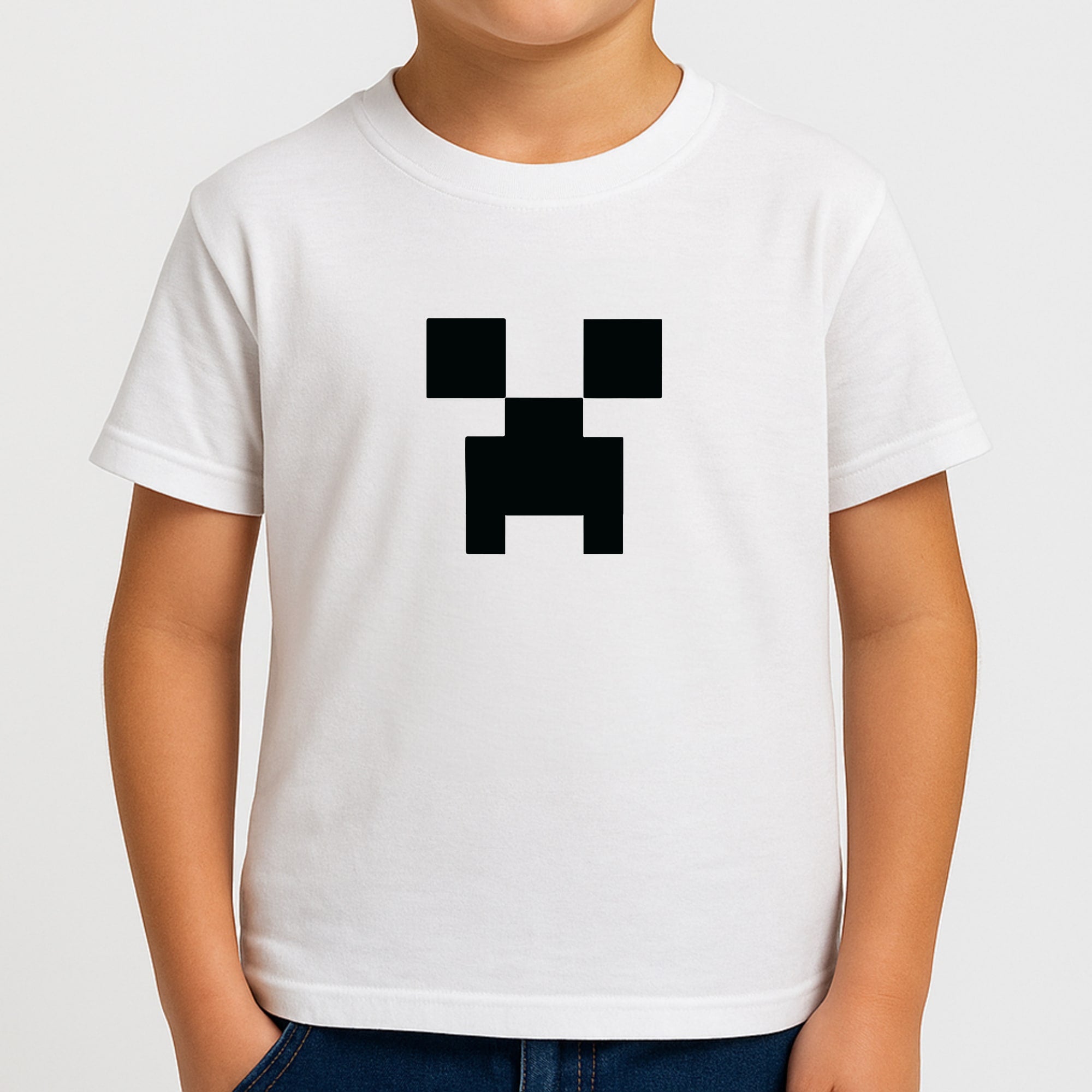 Creeper Face - Mining Boys T-Shirt